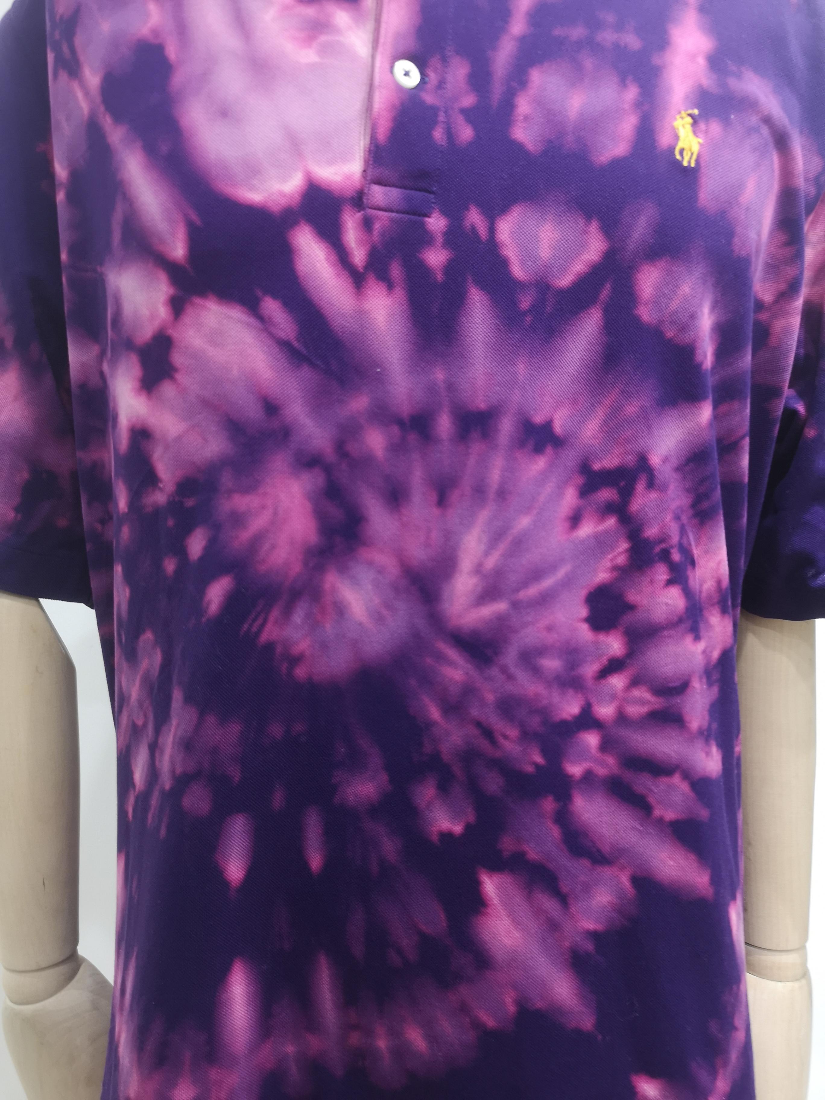 Men's Purple cotton t-shirt