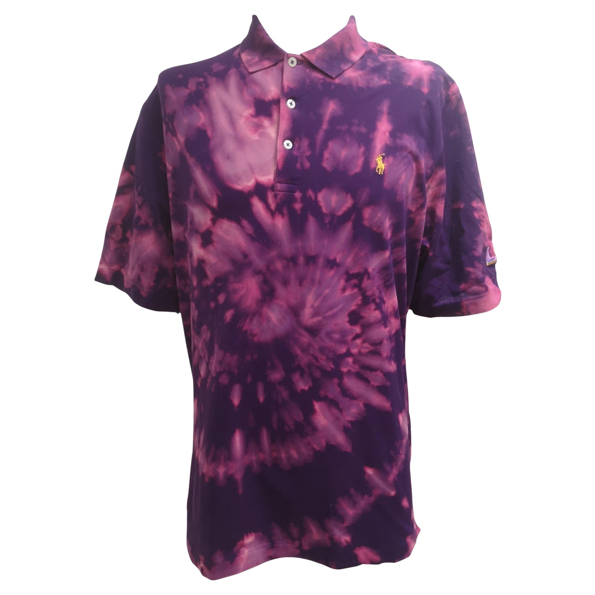 Purple cotton t-shirt