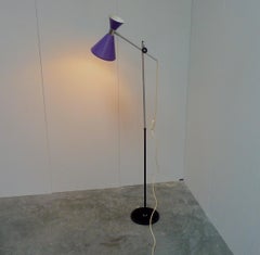 Purple Diabolo Floor Lamp, 1960s
