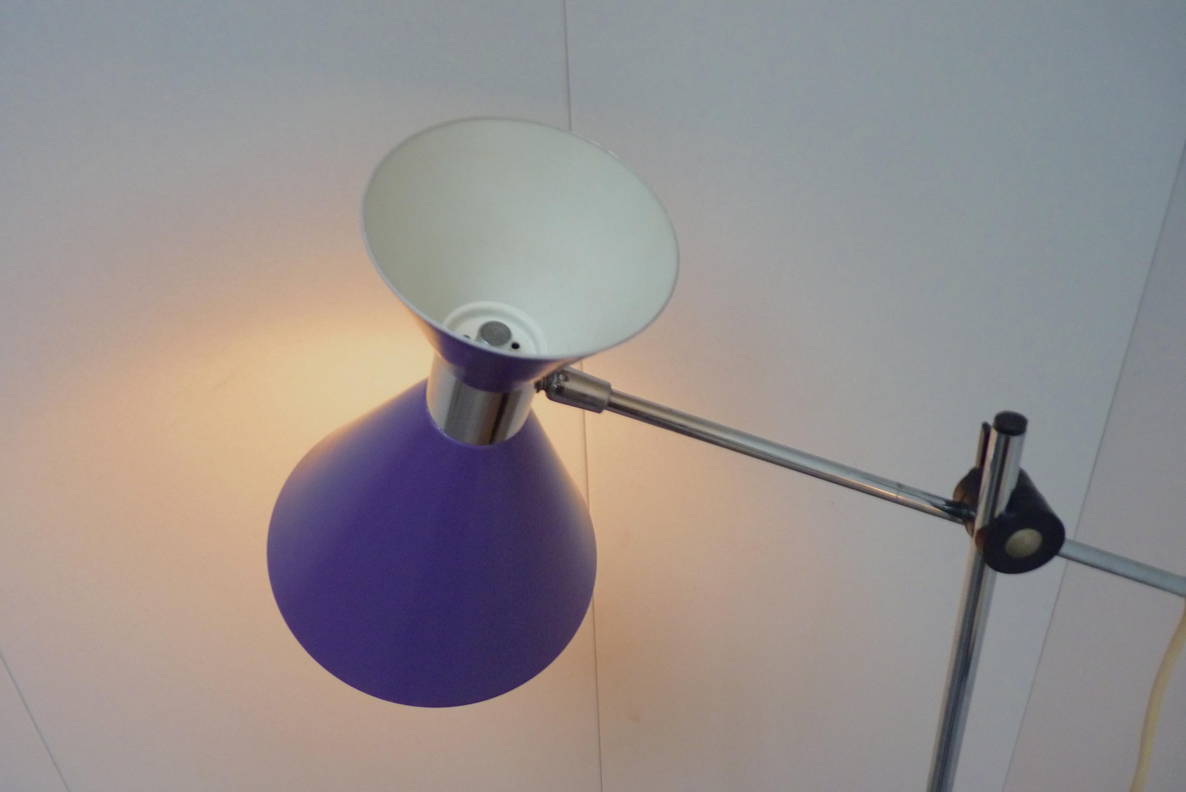 purple floor lamps
