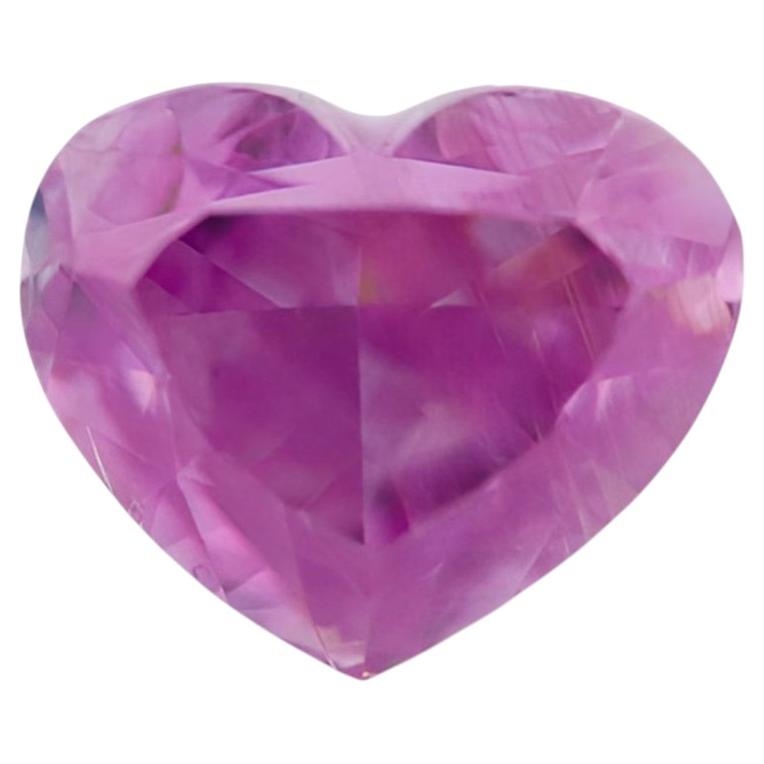 Purple Diamond 0.49ct Natural Loose Fancy Intense Purple Diamond From Heart GIA
