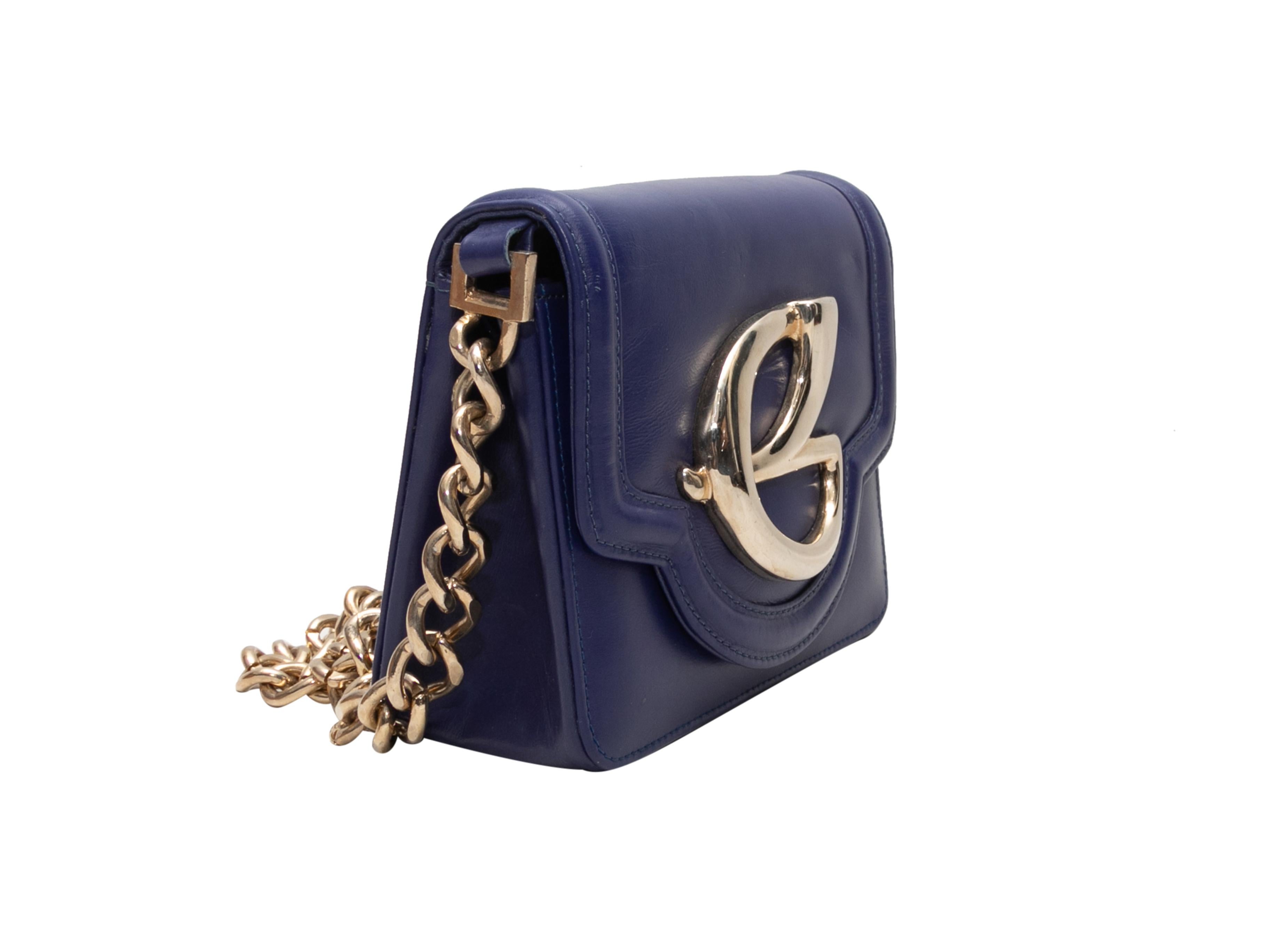 Bolso cruzado pequeño Elie Saab morado Negro en venta