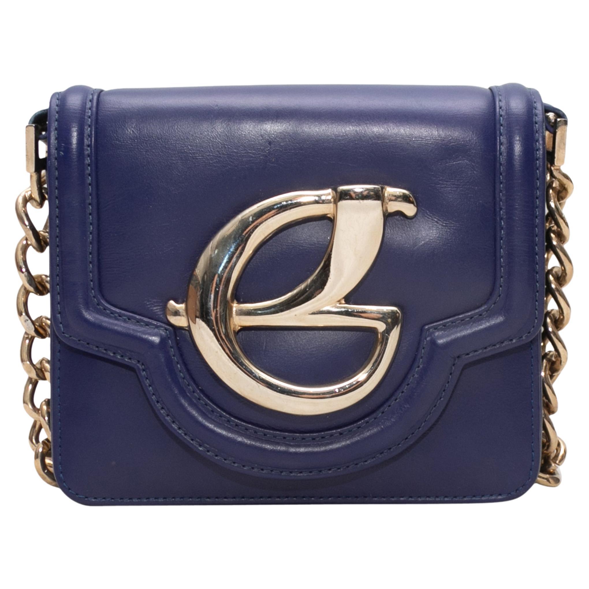 Bolso cruzado pequeño Elie Saab morado en venta