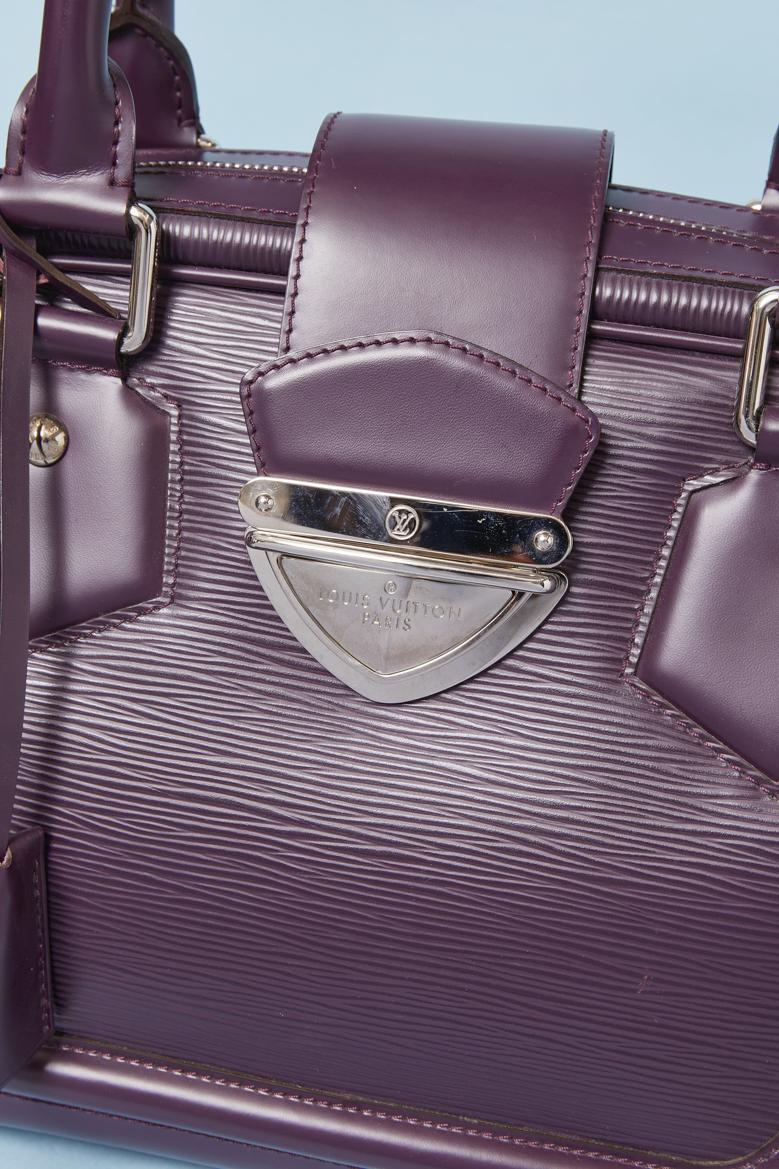 Gris Sac à main en cuir 