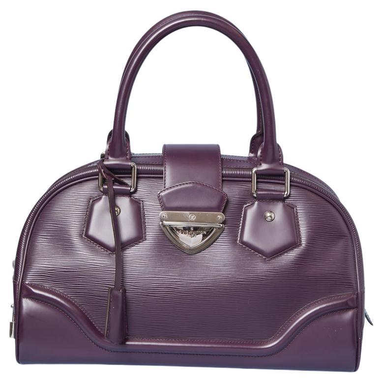 Borsa con manico superiore in pelle viola "épis" LOUIS VUITTON