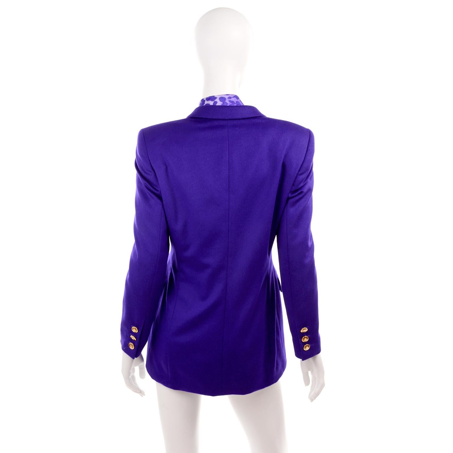purple leopard print silk blouse
