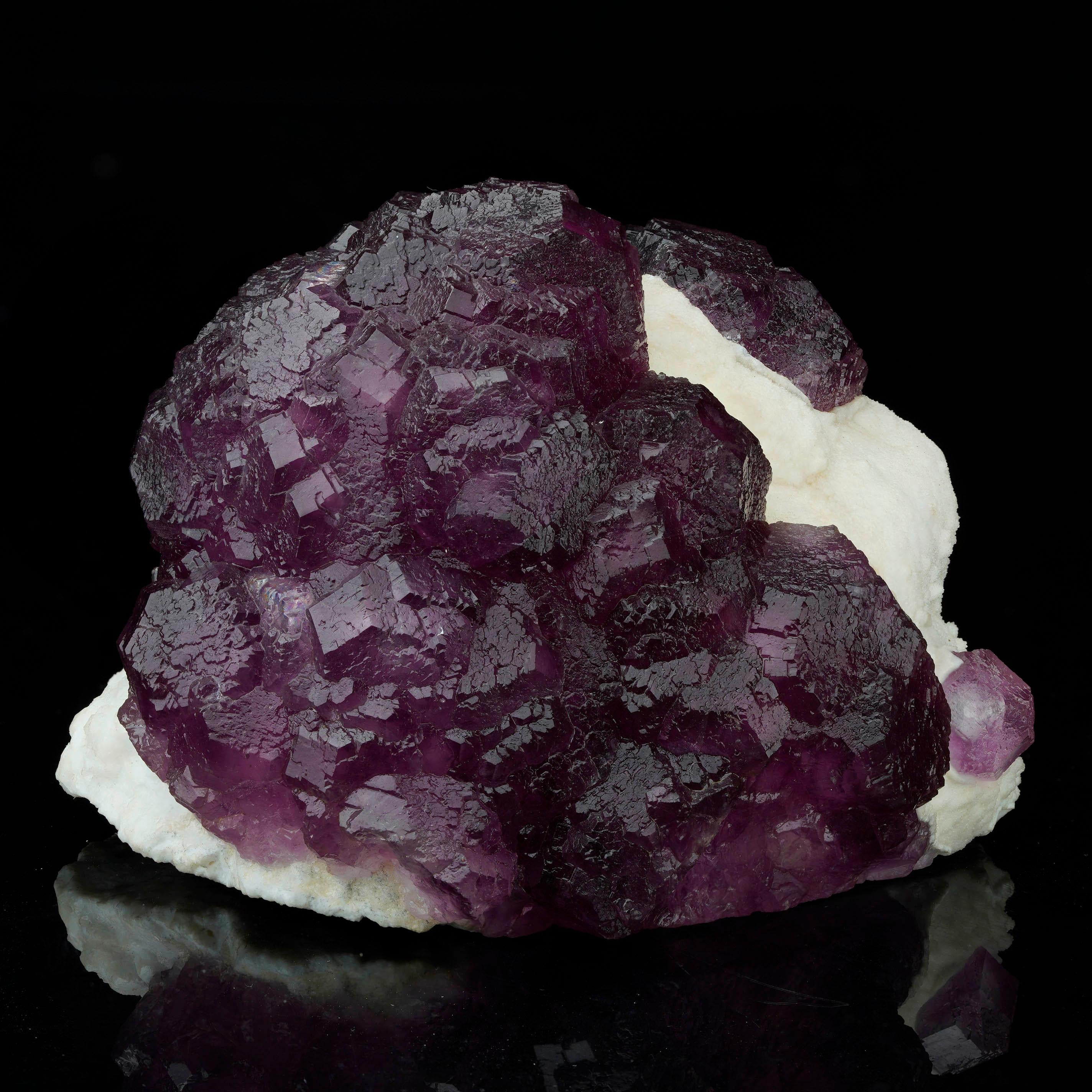 Cinese Fluorite e quarzo viola in vendita