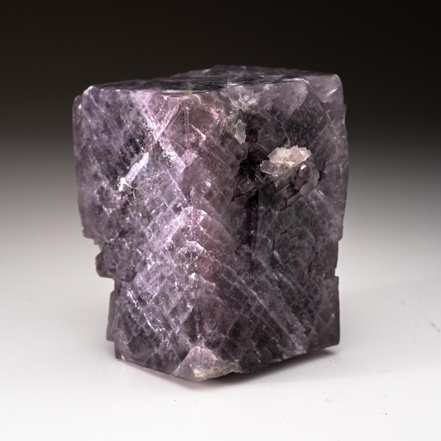 Purple Fluorite Crystal From Caravia-Berbes District, Asturias, Spain In New Condition For Sale In New York, NY