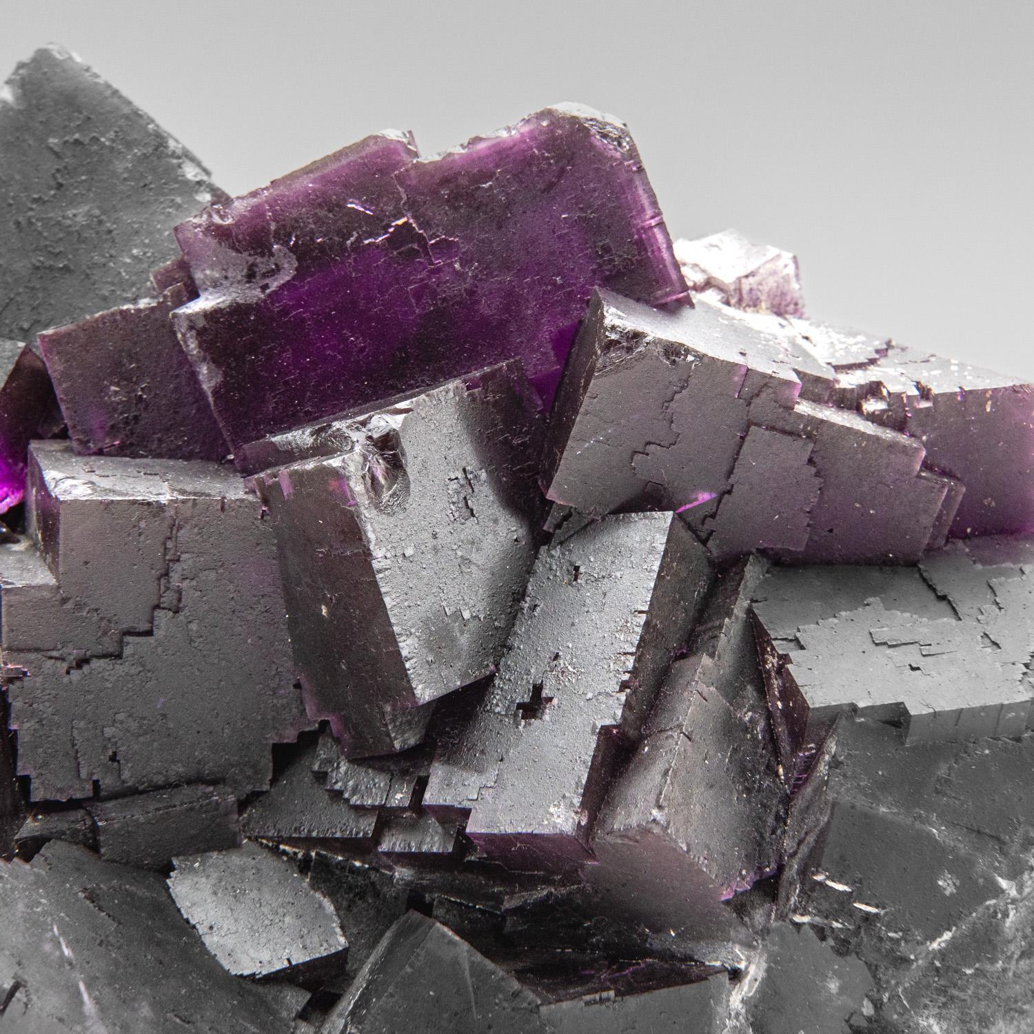 Violetter Fluorit aus dem Cave-in-Rock District, Hardin County, Illinois, USA im Angebot 2