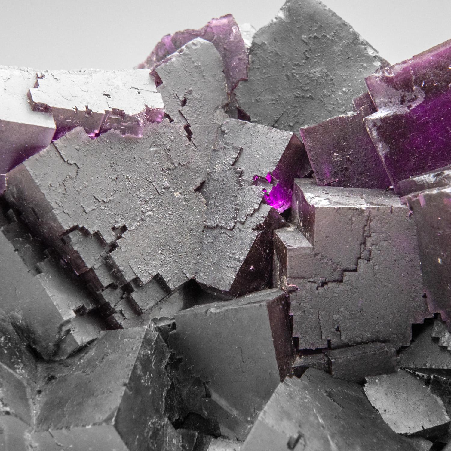 Violetter Fluorit aus dem Cave-in-Rock District, Hardin County, Illinois, USA im Angebot 3