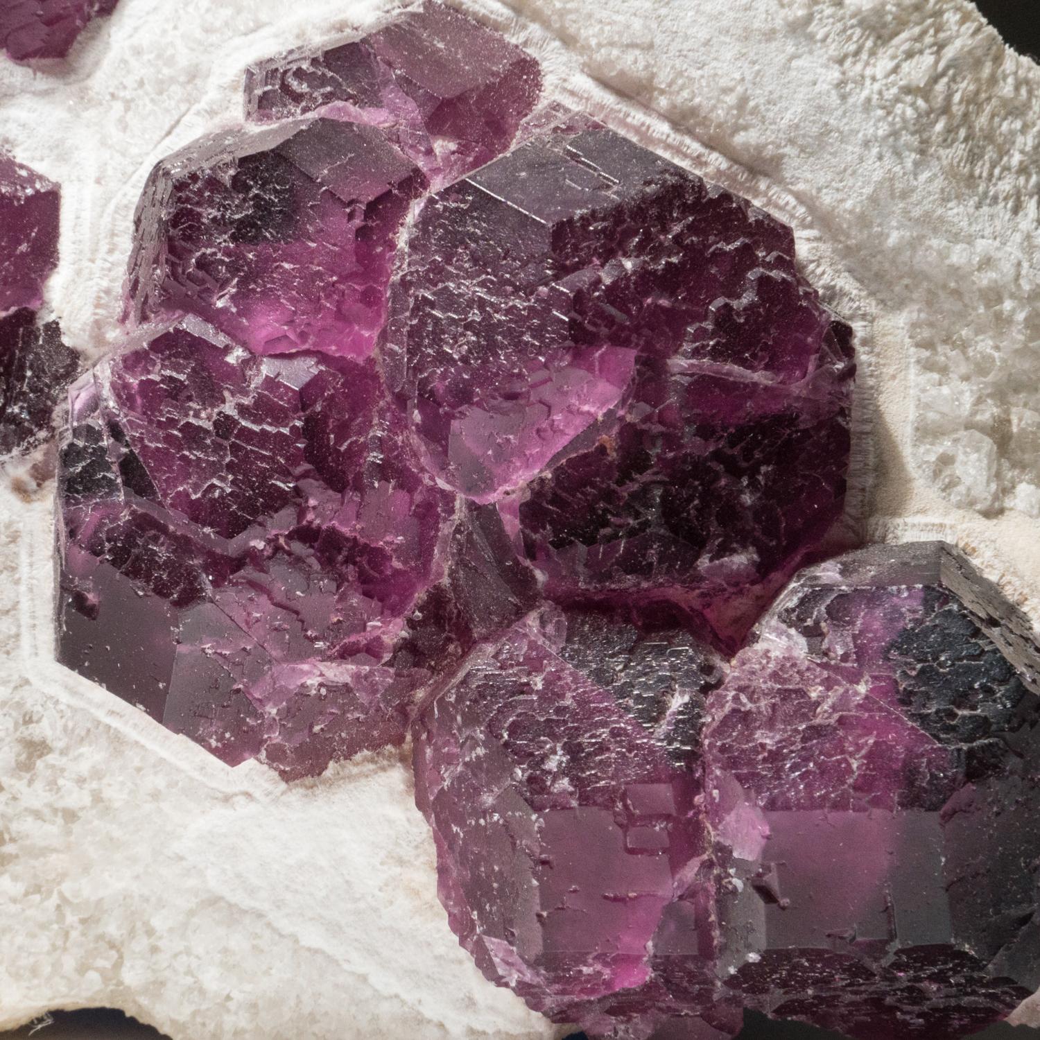 Chinese Purple Fluorite from De Ann Mine, Jiangxi, China For Sale