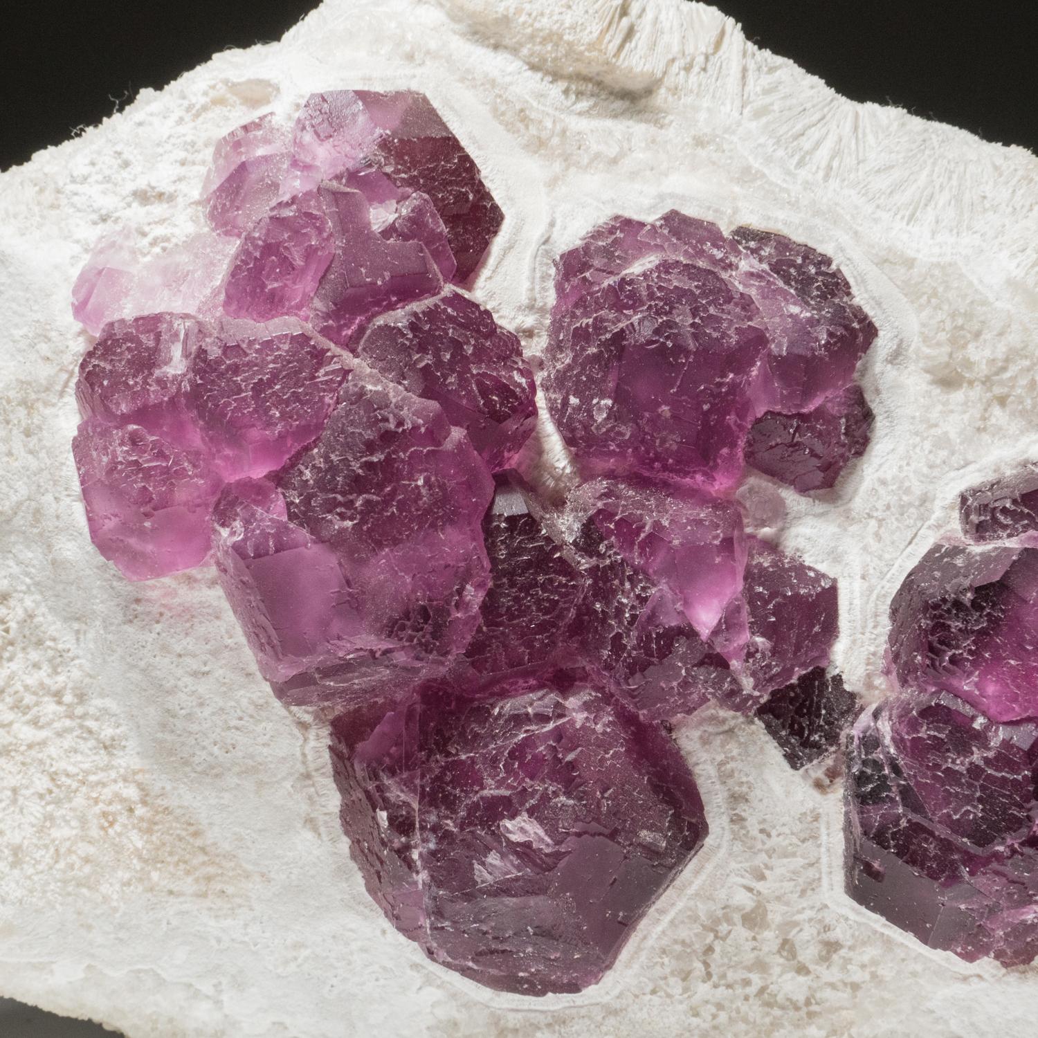 Purple Fluorite from De Ann Mine, Jiangxi, China In New Condition For Sale In New York, NY