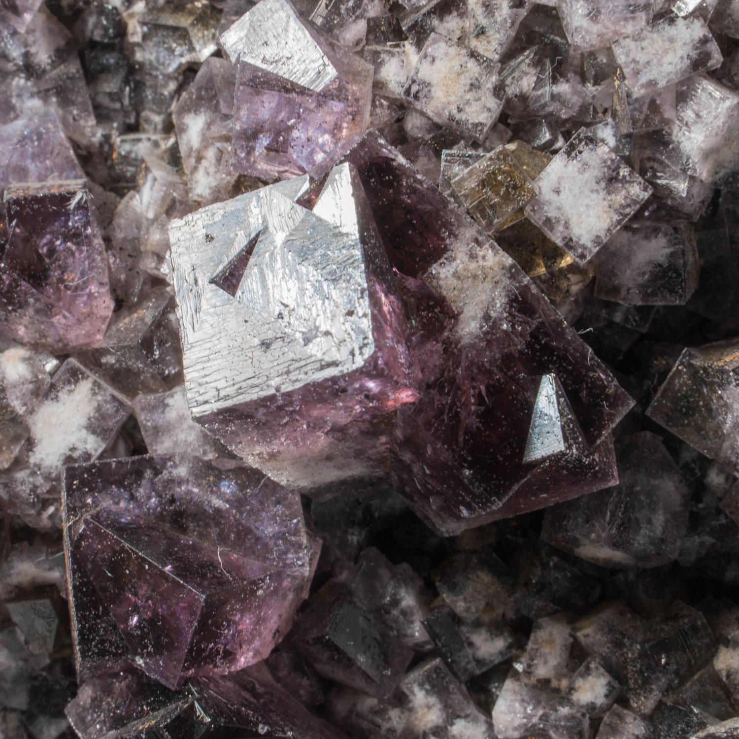 Purple Fluorite from Durham, England In Excellent Condition For Sale In New York, NY