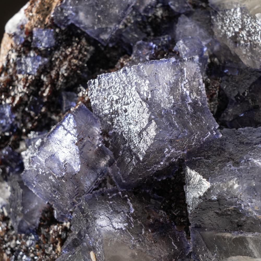Purple Fluorite from Elmwood Mine, Carthage, Smith County, Tennessee (7.8 lbs) In New Condition For Sale In New York, NY