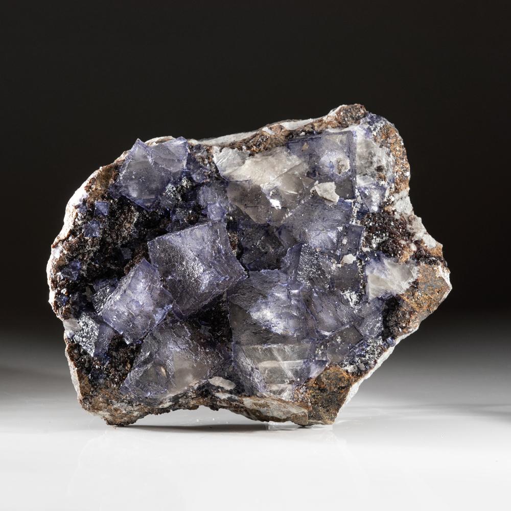 Fluorite pourpre de la mine Elmwoods, Carthage, Smith County, Tennessee (7.8 lbs) en vente 1