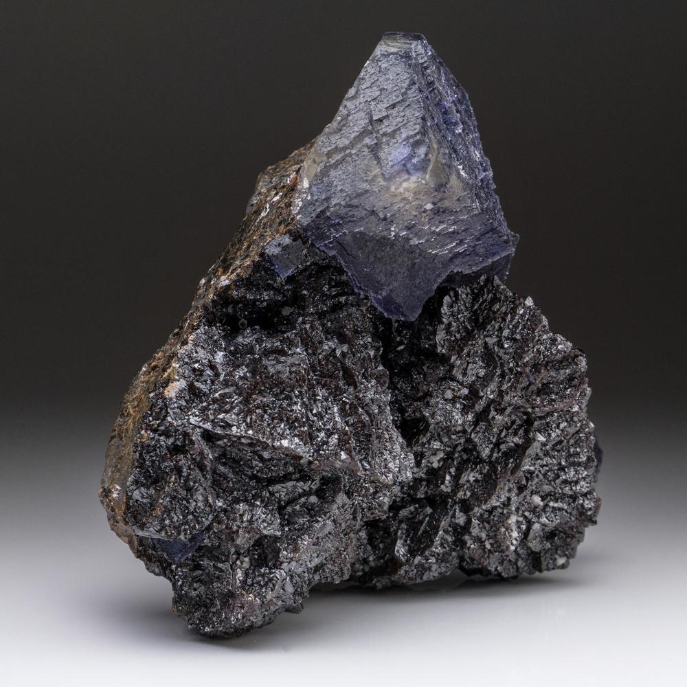 Contemporary Purple Fluorite from Elmwood Mine, Carthage, Smith County, Tennessee (9.5 lbs) For Sale