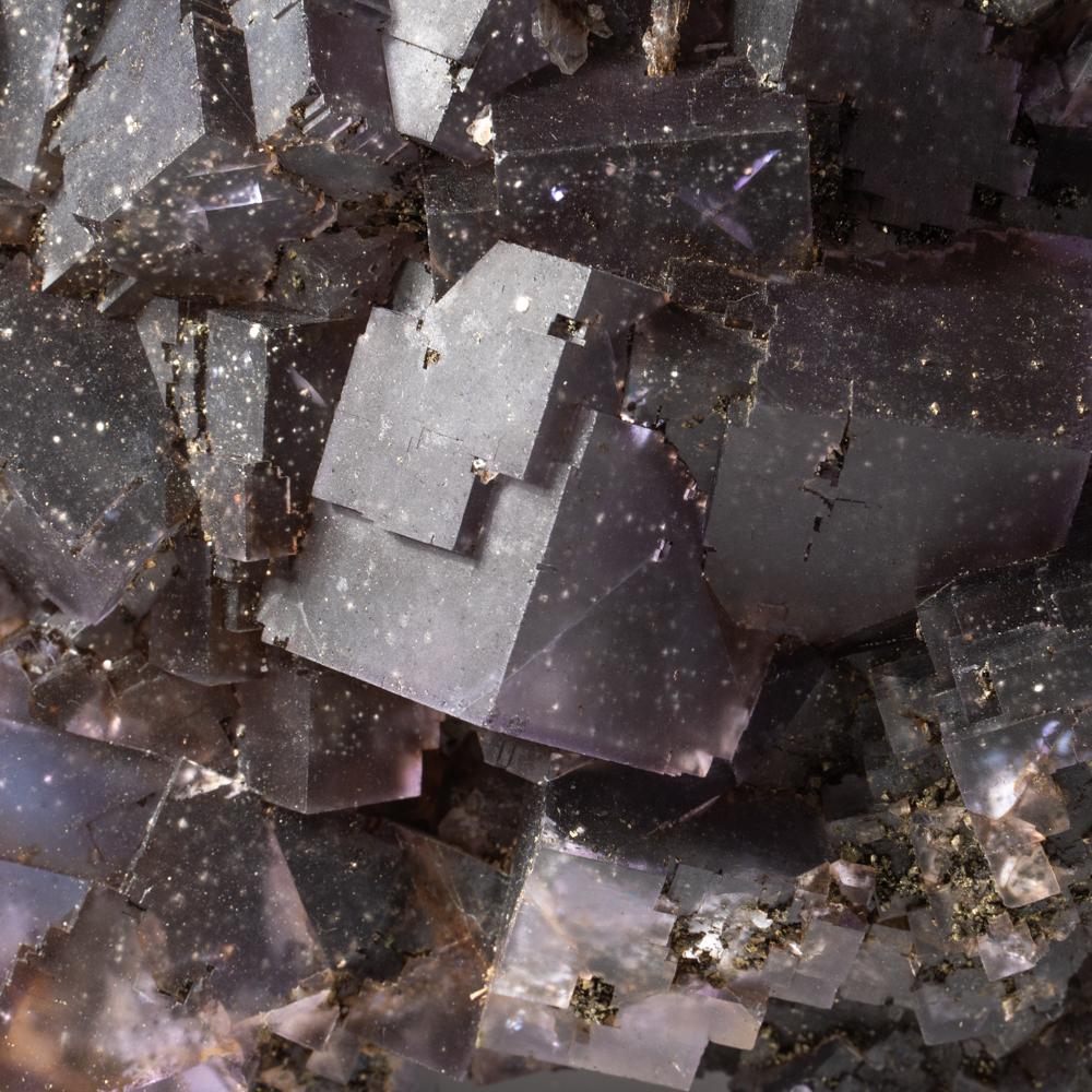 American Purple Fluorite from Elmwood Mine, Carthage, Smith County, Tennessee For Sale