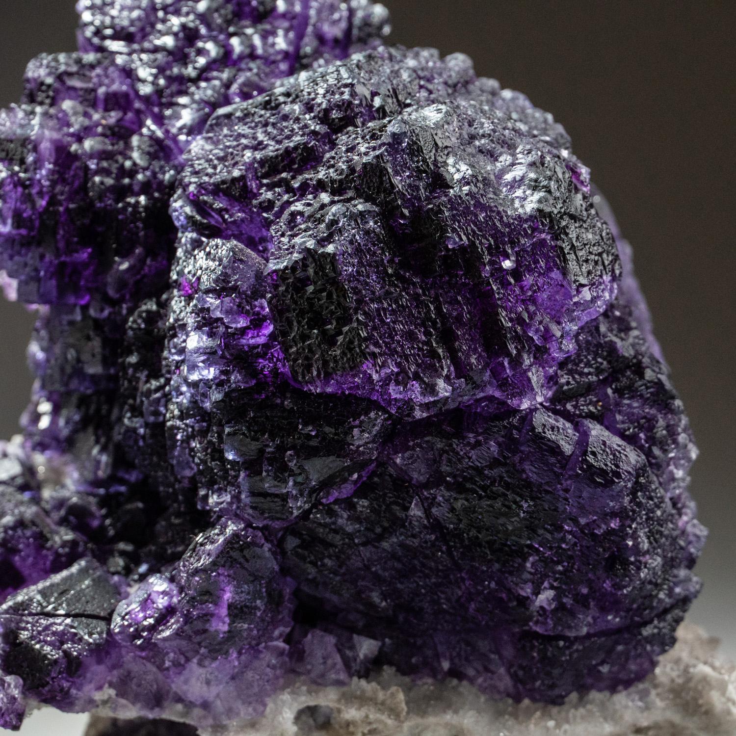 Other Purple Fluorite from Minggang Mine, Henan Province, China (3.5 lbs) For Sale