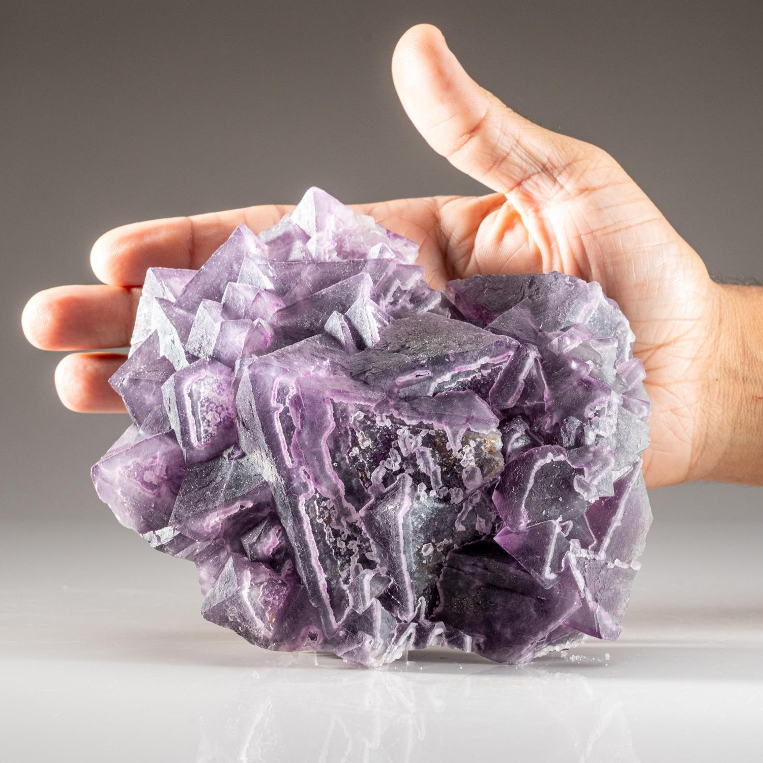 Chinese Purple Fluorite From Shangbao Mine, Hunan, China For Sale