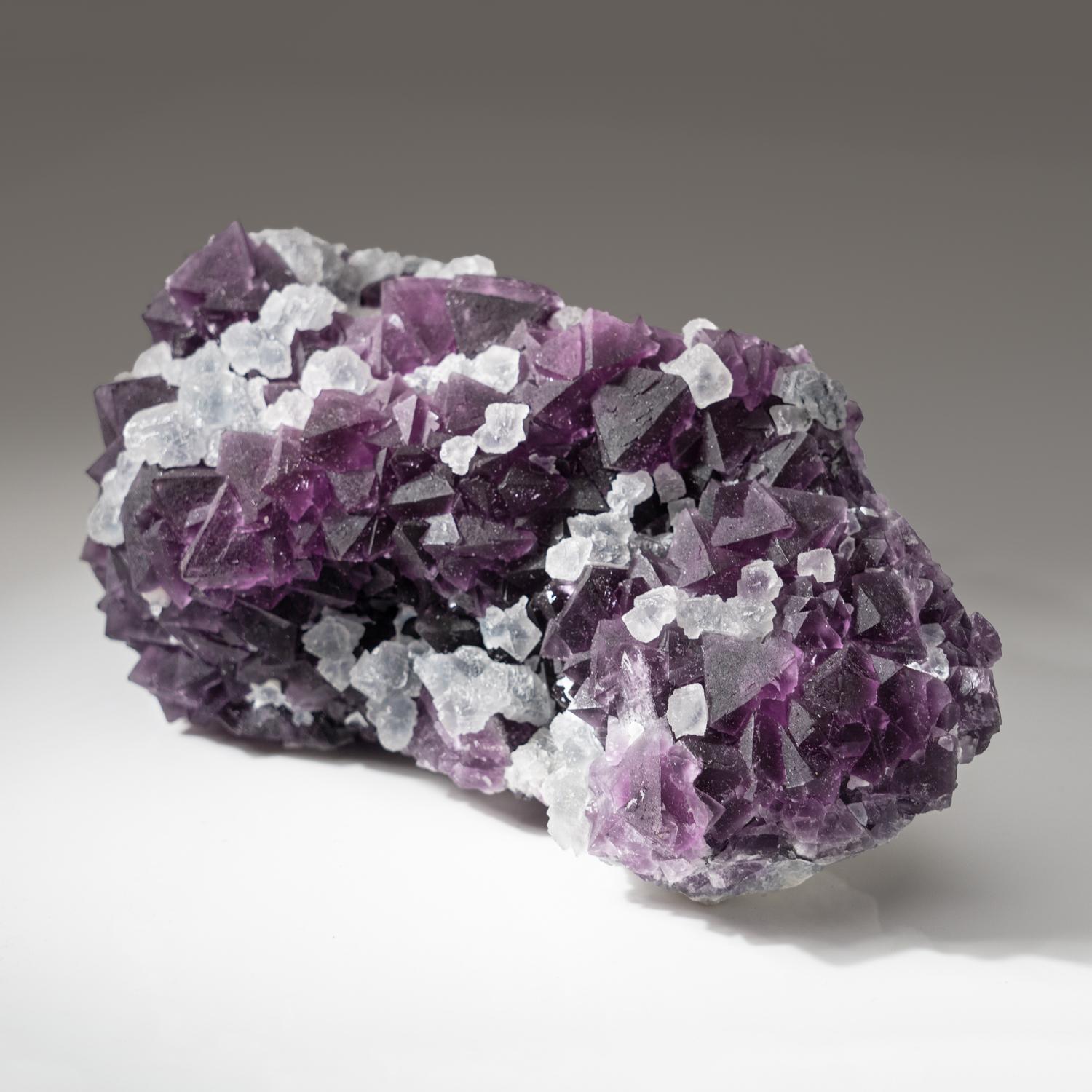 Purple Fluorite with Quartz From Jiangxi, China For Sale 1