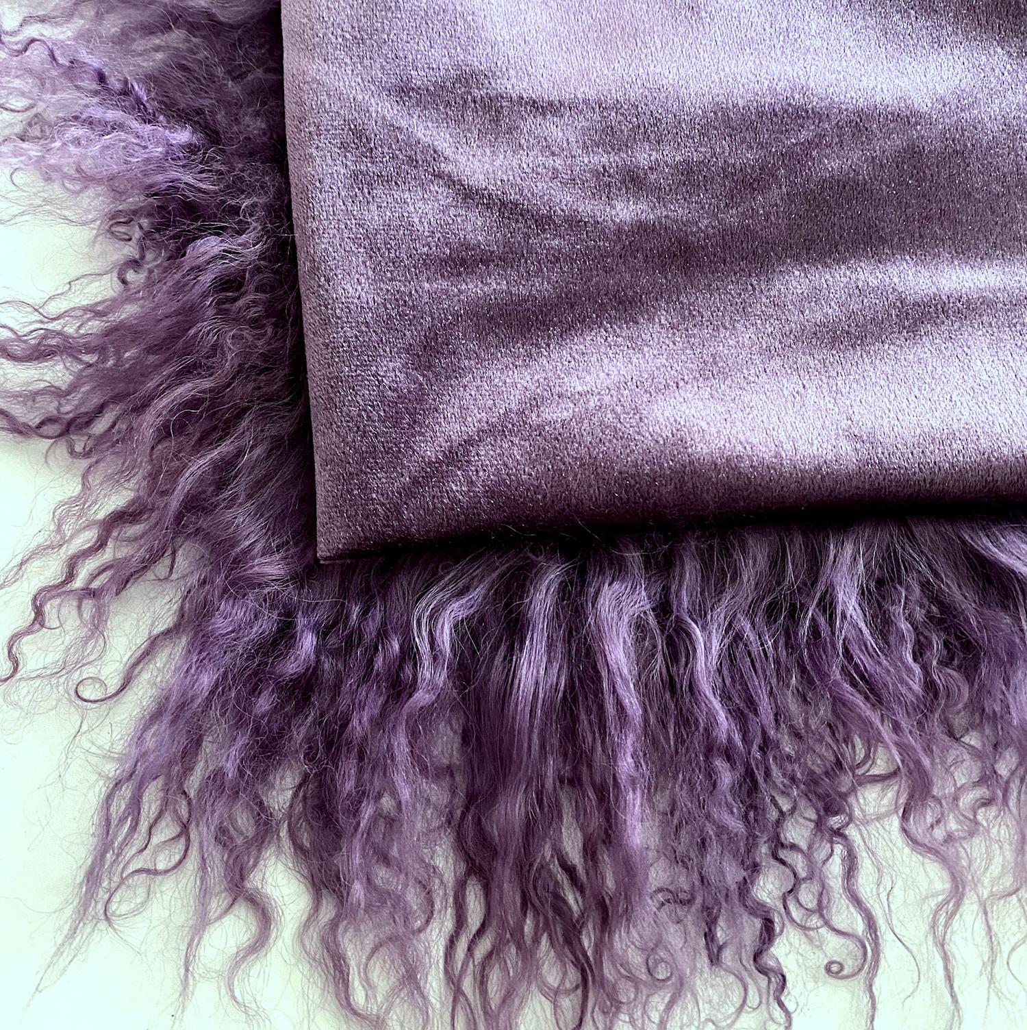 purple throw