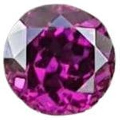 grenat violet 1,90 carat AAA+ couleur  Garnet rhodolite d'origine Mozambique.