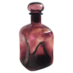 Purple Glass Decanter