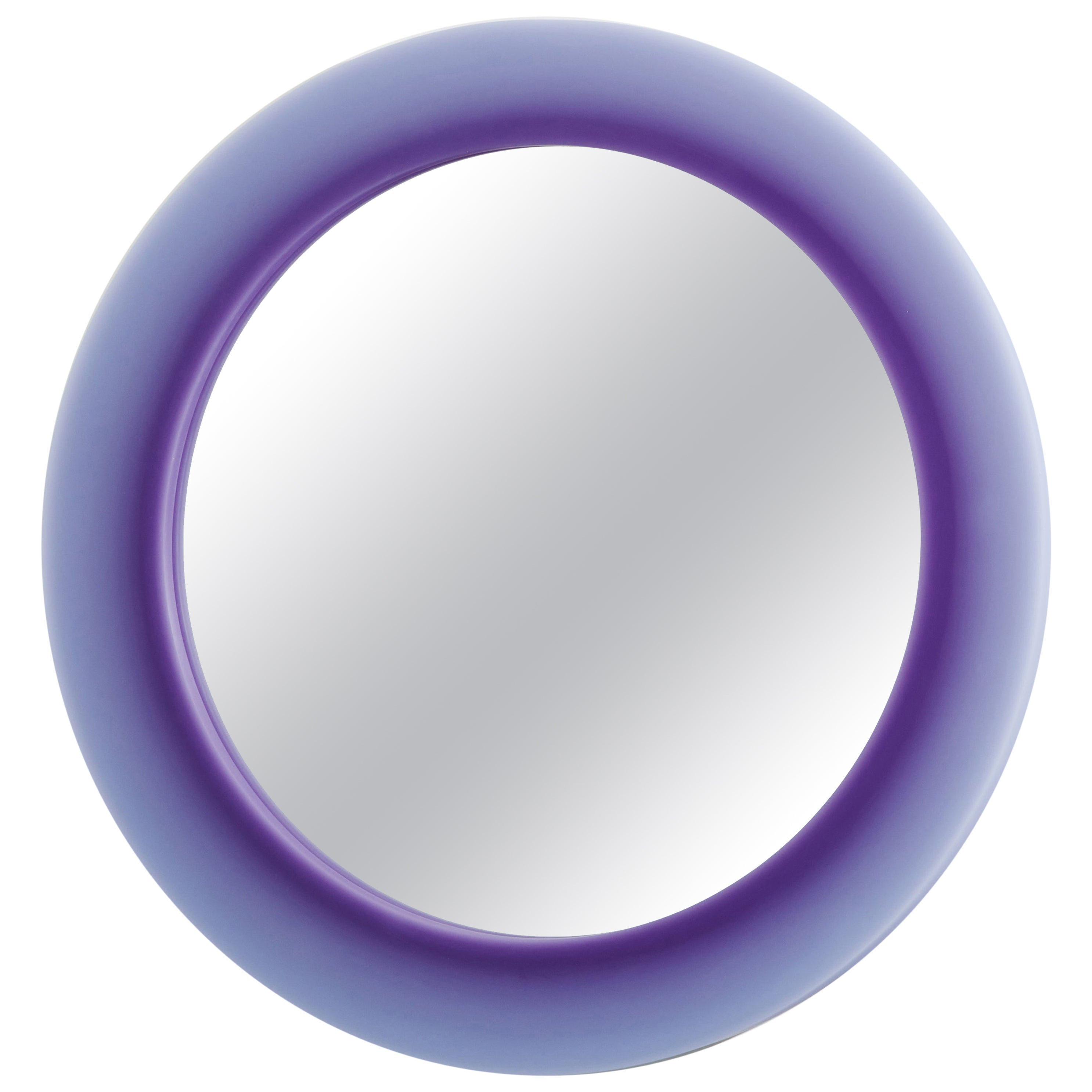 Contemporary Purple Halo Epoxy Resin Mirror / Wall Decor by Facture Studio