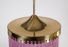 Purple Hans-Agne Jakobsson Ceiling Lamp Model T601, 1960s