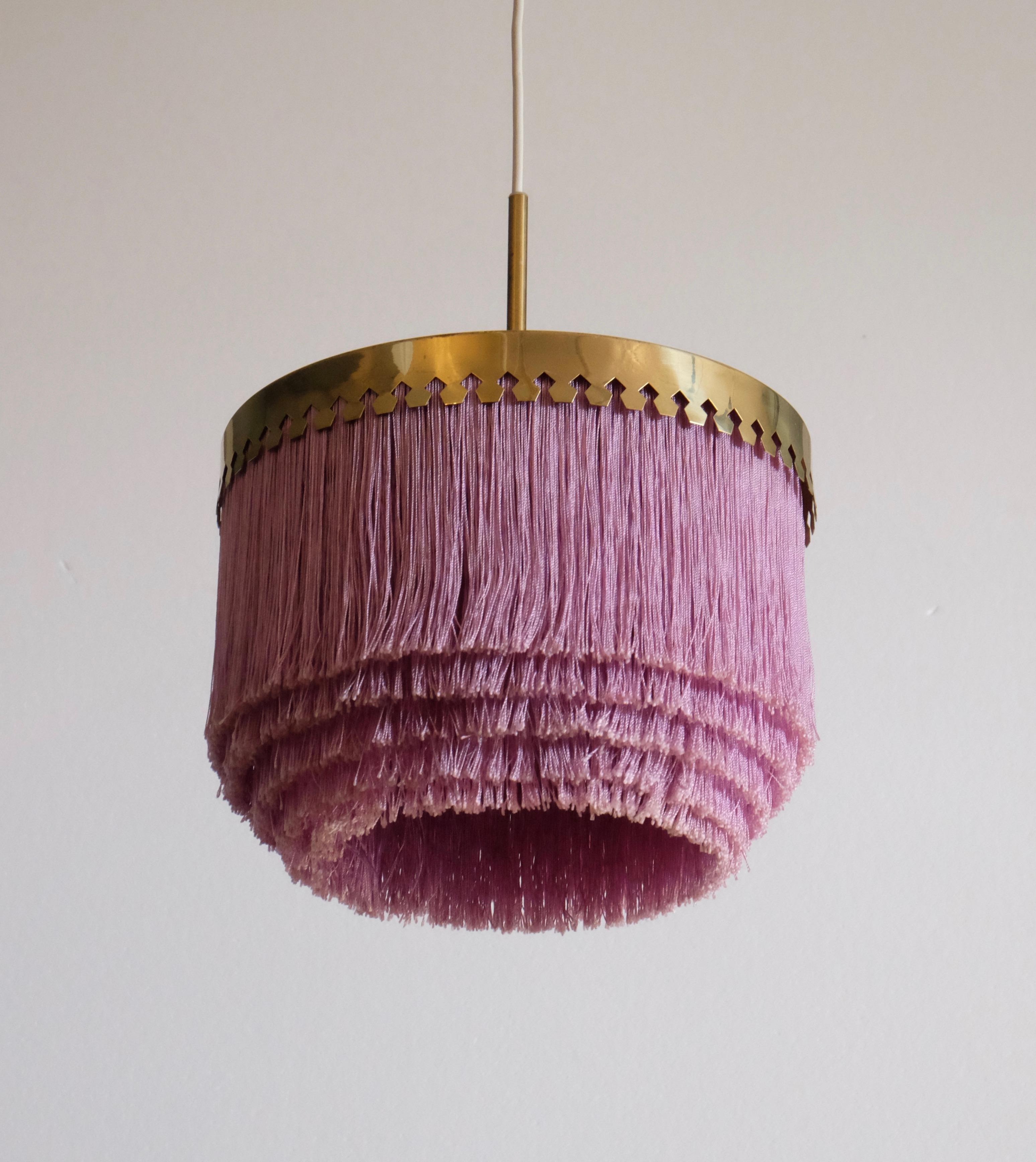 Mid-20th Century Purple Hans-Agne Jakobsson Ceiling Lamp Model T601, 1960s For Sale