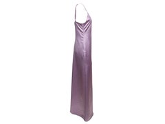 Purple JW Anderson Satin Slip Dress Size US 8