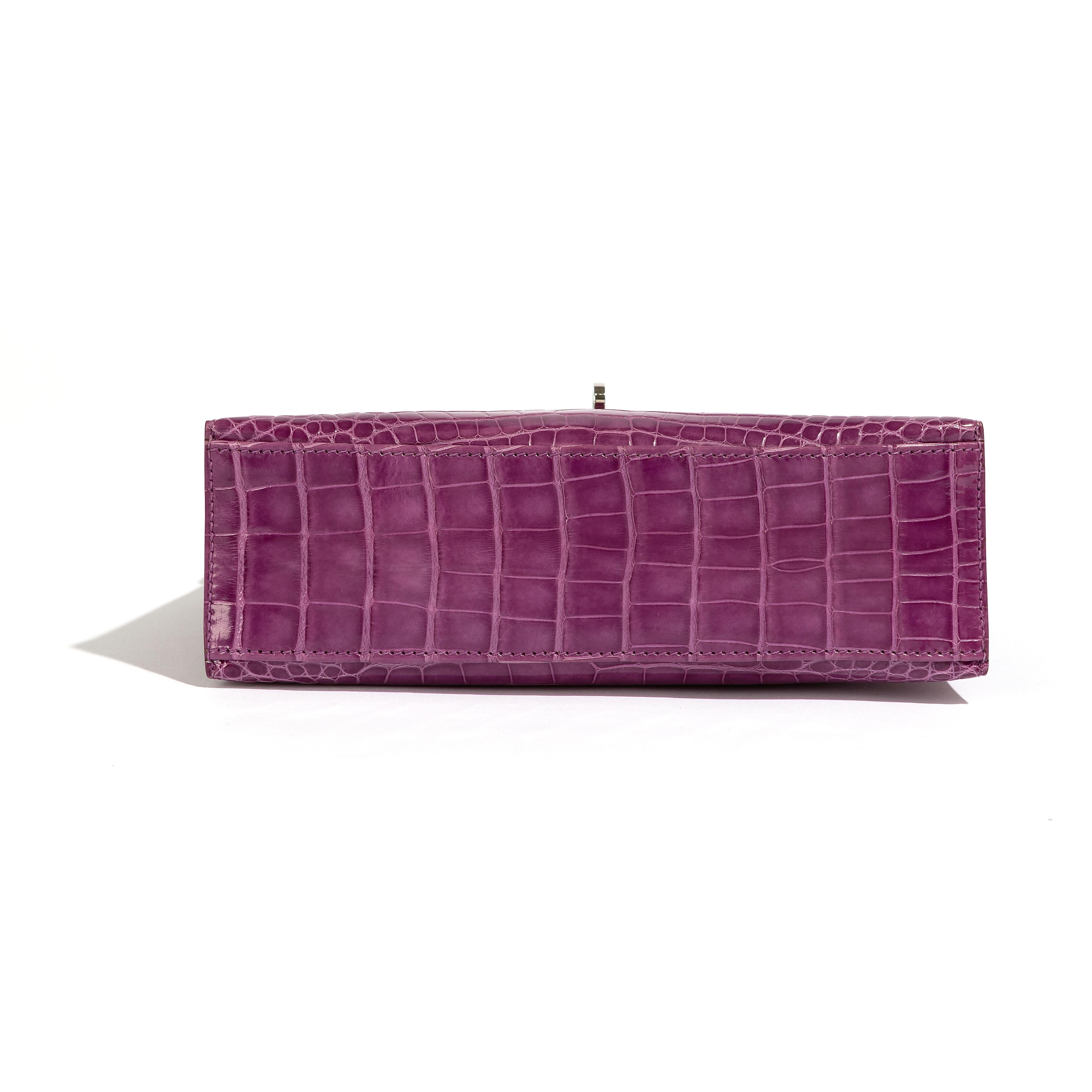 Women's or Men's Purple Kelly Pochette