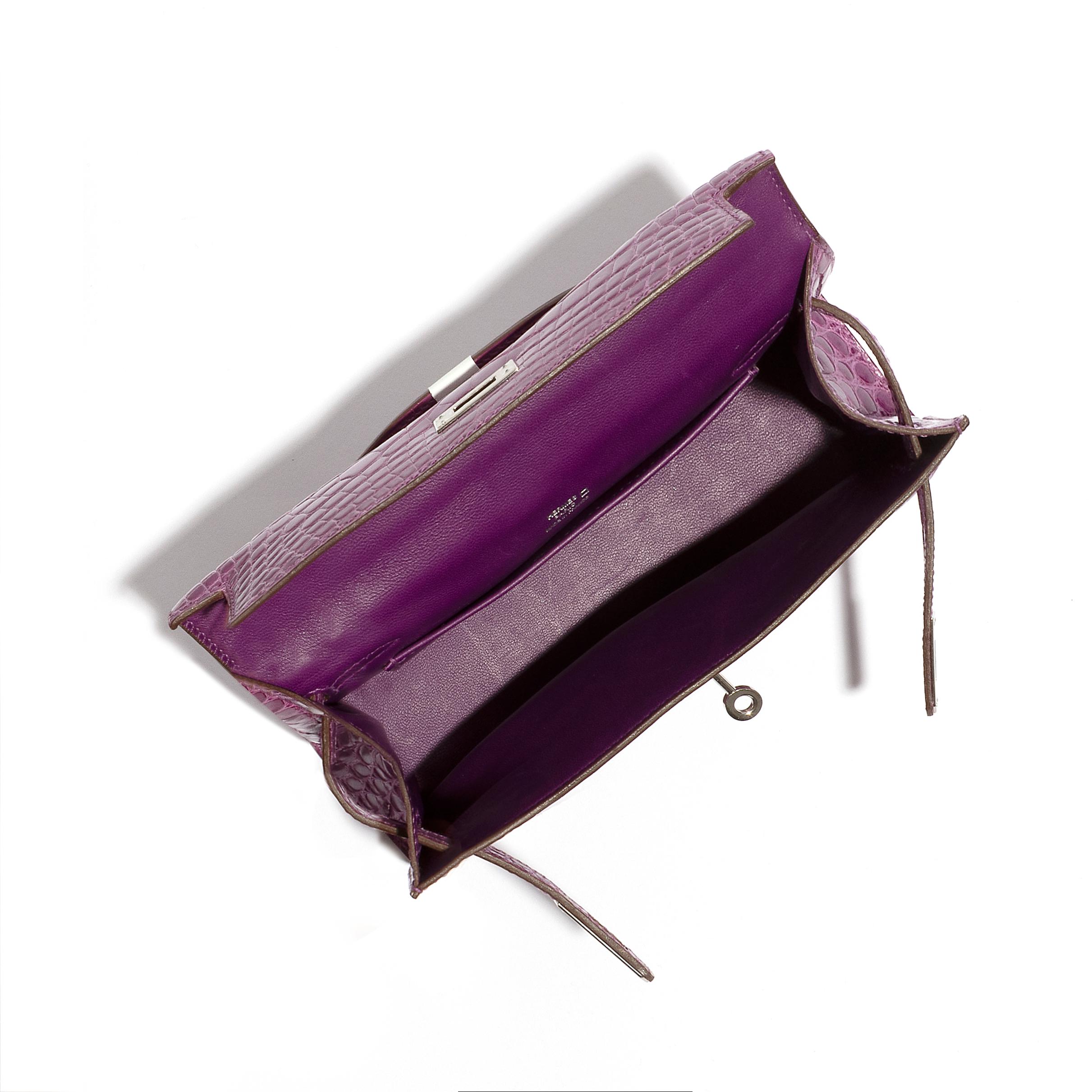 Purple Kelly Pochette 1