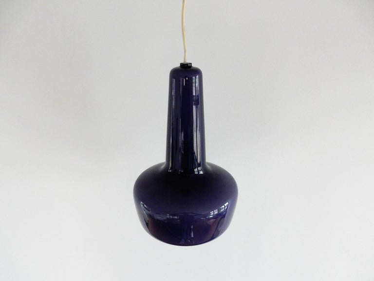 Purple 'Kreta' Pendant Lamp by Jacob Eiler Bang for Fog and Mørup For Sale  at 1stDibs