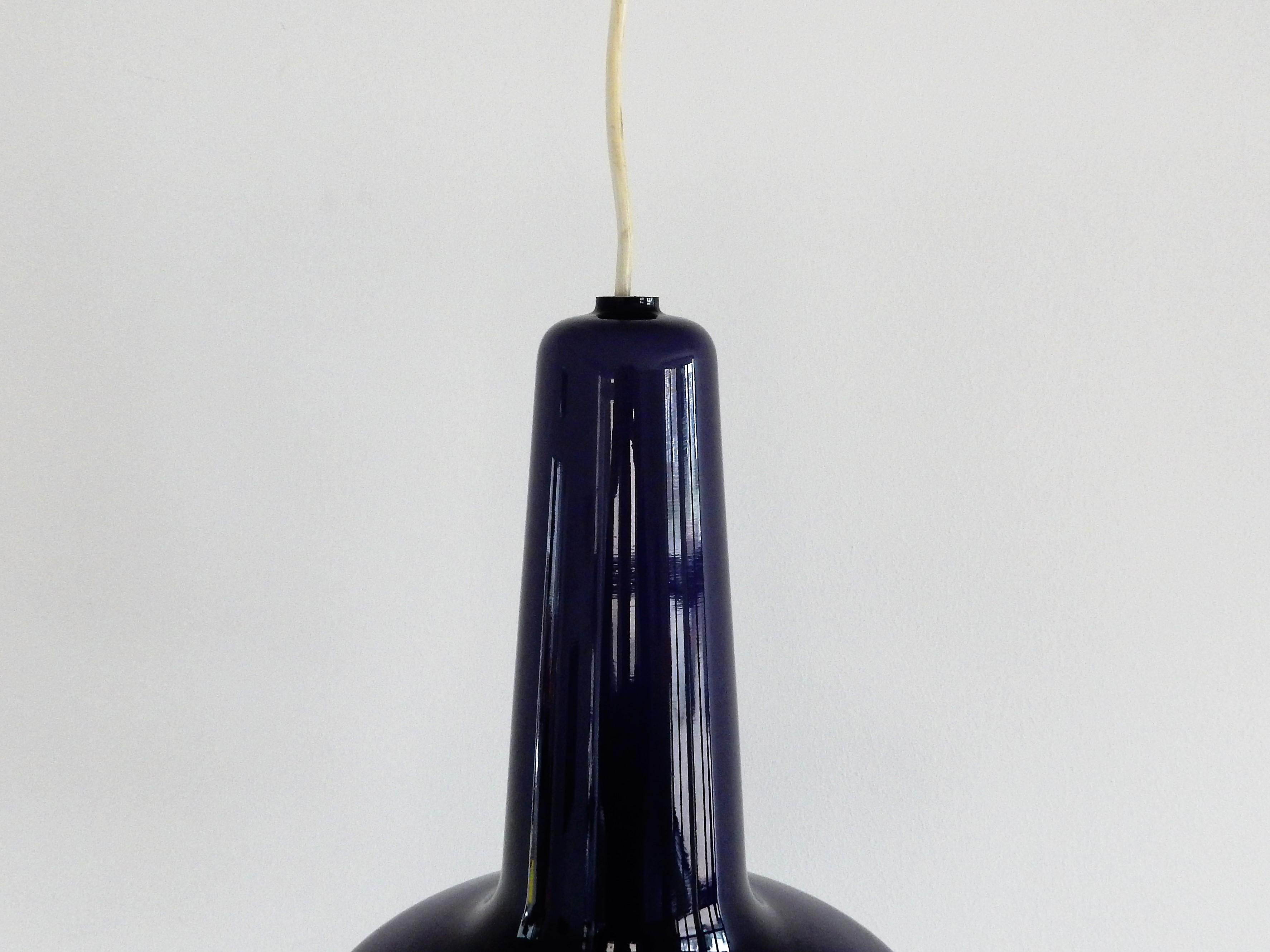 Mid-Century Modern Purple 'Kreta' Pendant Lamp by Jacob Eiler Bang for Fog & Mørup For Sale