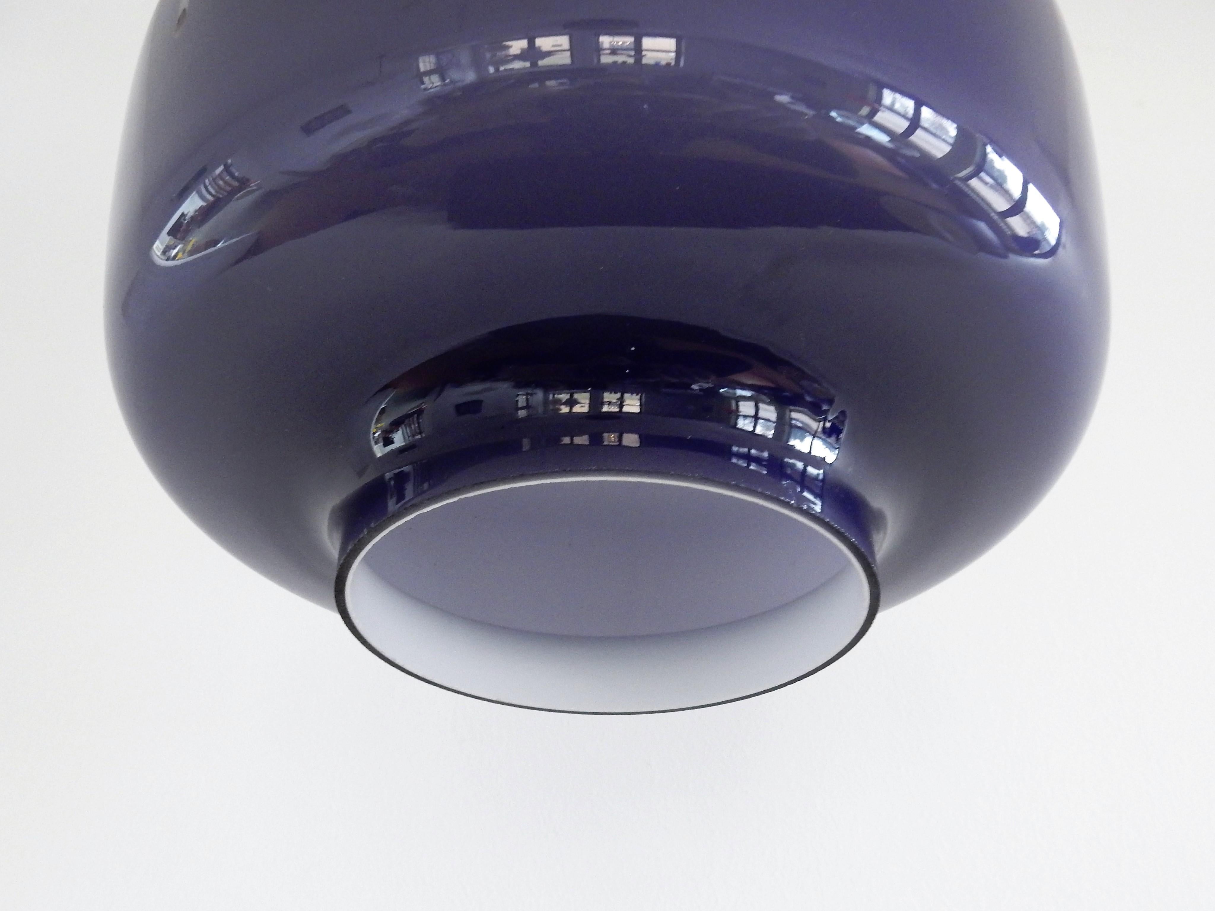 Danish Purple 'Kreta' Pendant Lamp by Jacob Eiler Bang for Fog & Mørup For Sale