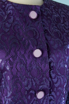 Lila Lurex-Rock aus Spitze GIVENCHY Nouvelle  Boutique