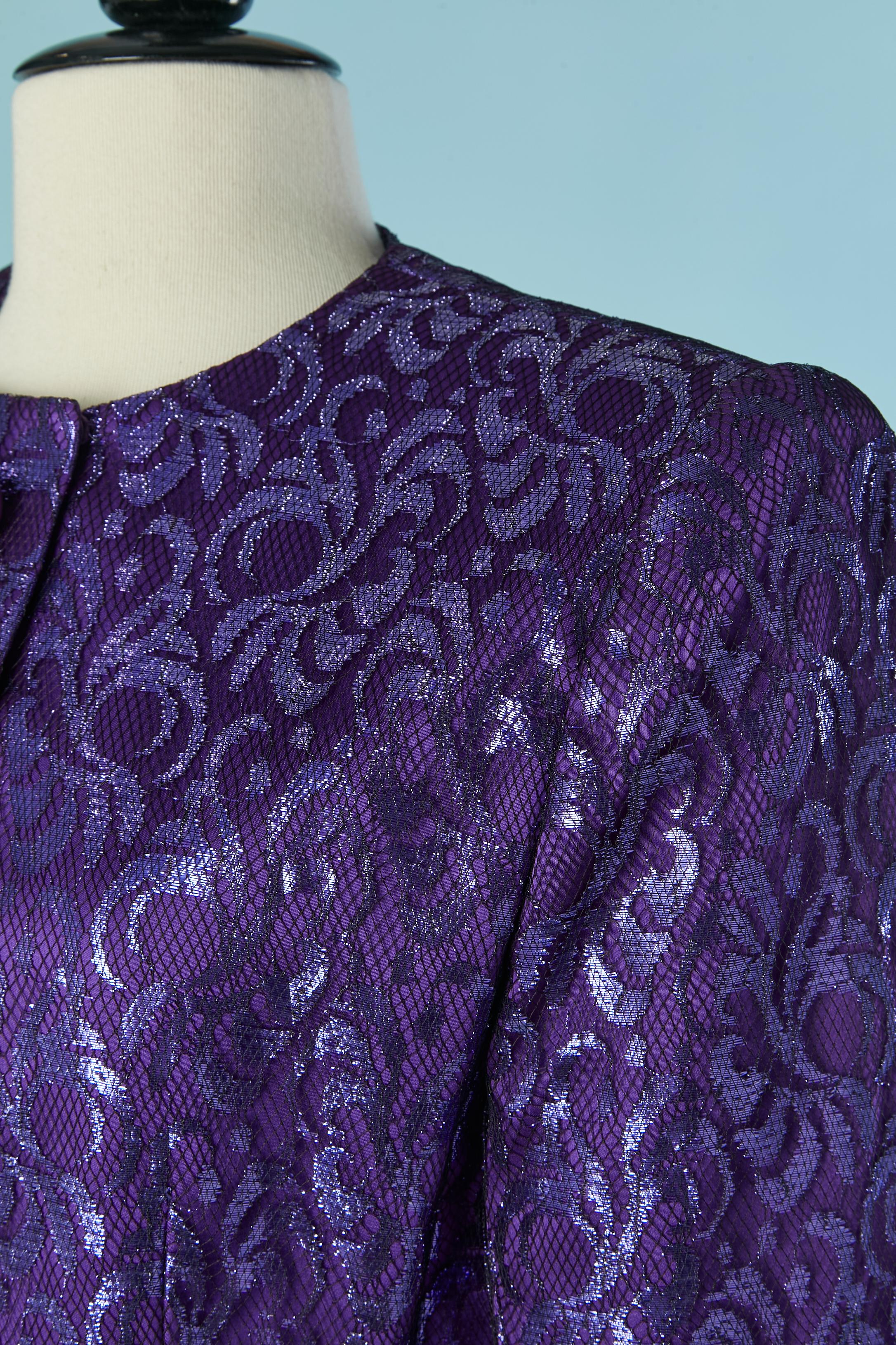 Viola Abito con gonna in pizzo lurex viola GIVENCHY Nouvelle  Boutique in vendita