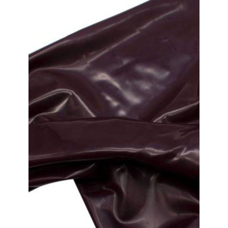 Women's Purple latex leggings For Sale