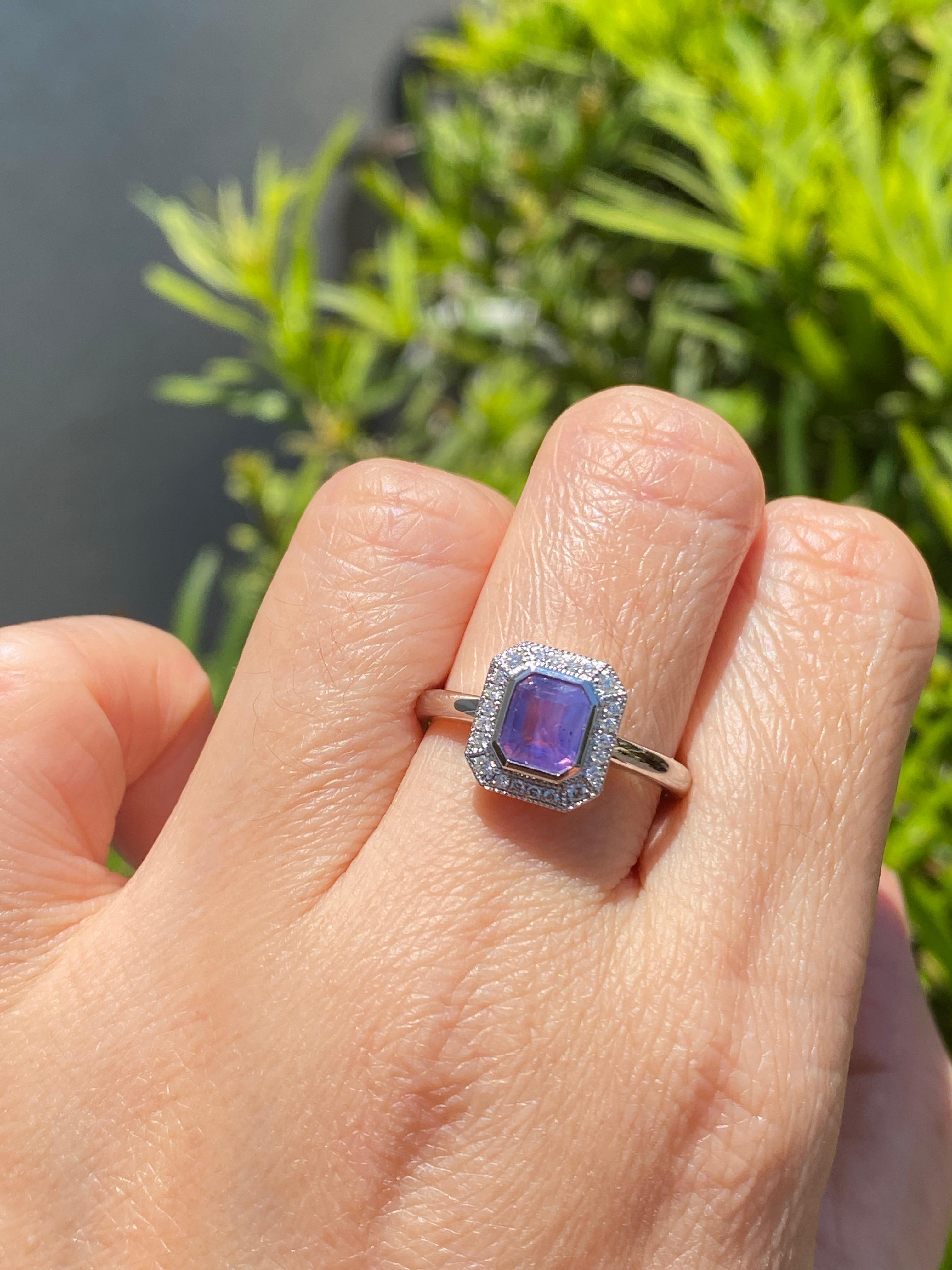 lavender engagement ring