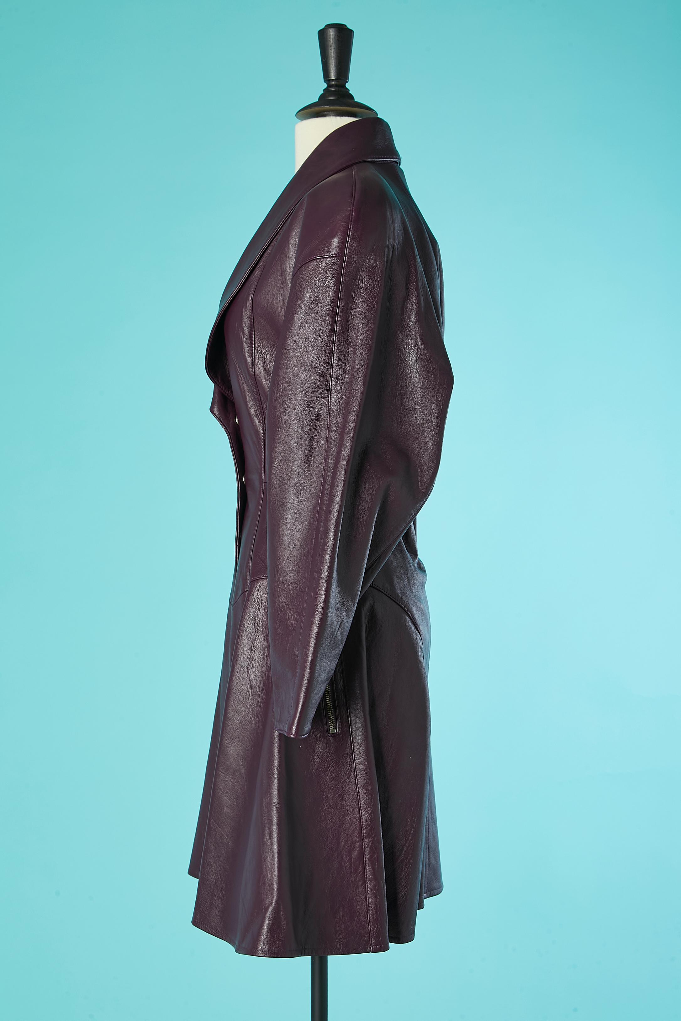 Purple leather dress  Michael Hoban / North Beach Leather  1