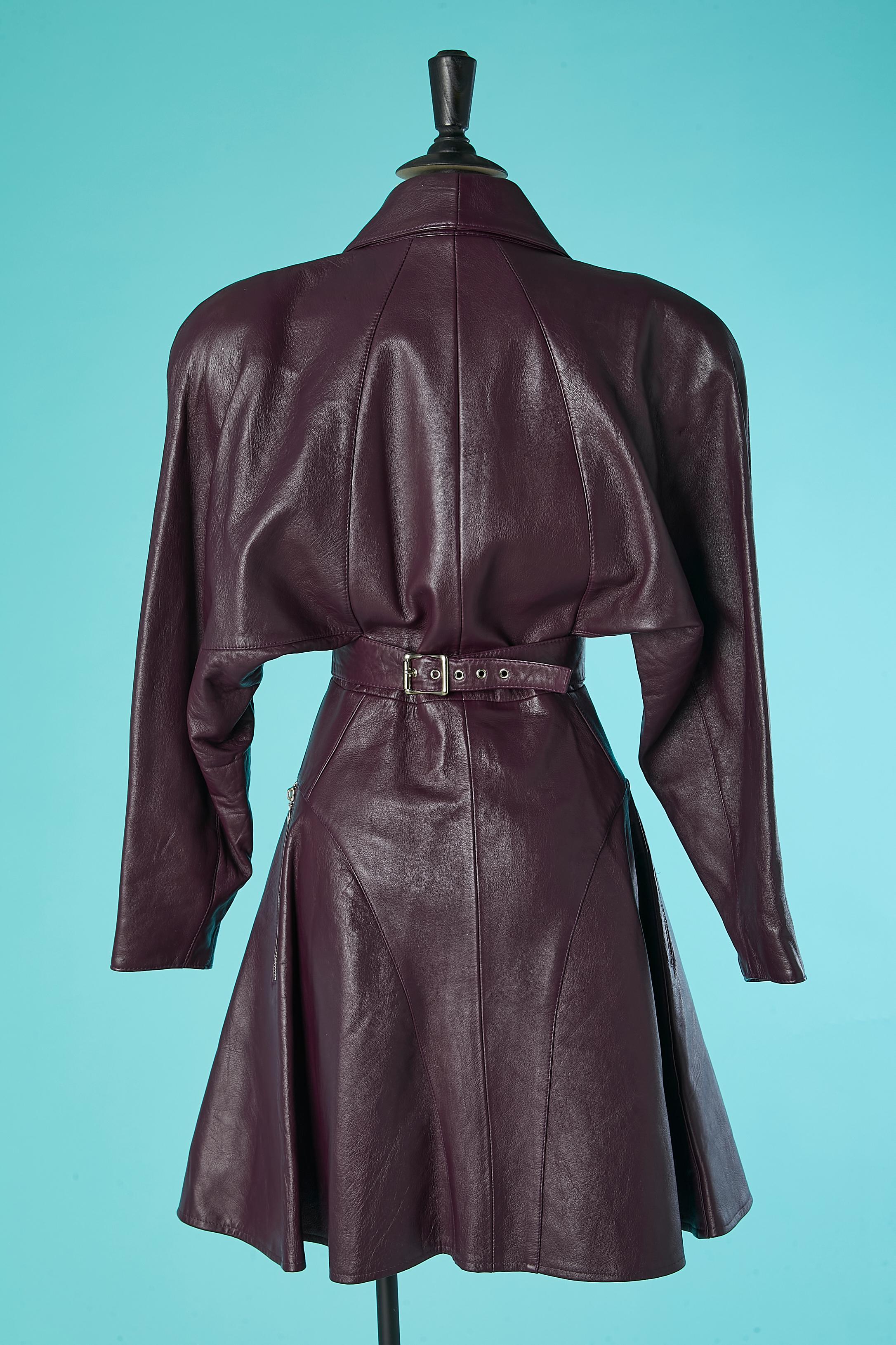 Purple leather dress  Michael Hoban / North Beach Leather  2
