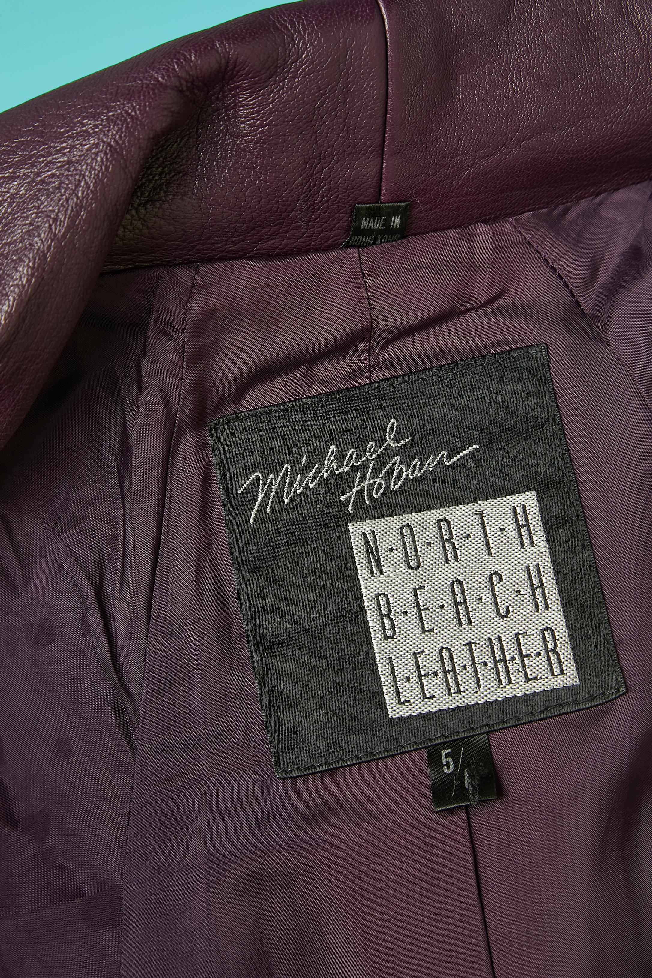 Purple leather dress  Michael Hoban / North Beach Leather  3