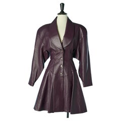 Purple leather dress  Michael Hoban / North Beach Leather 