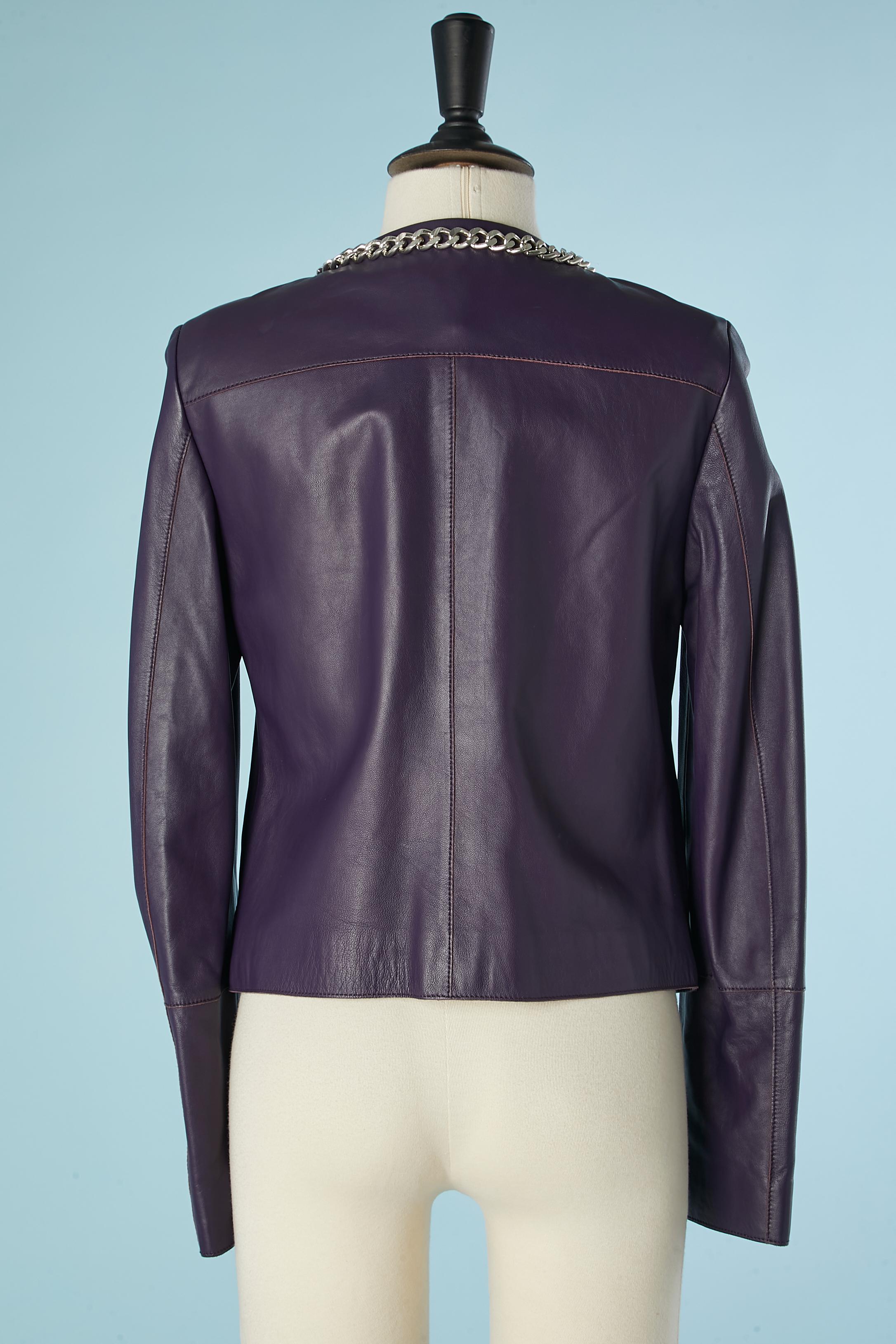 escada sport leather jacket