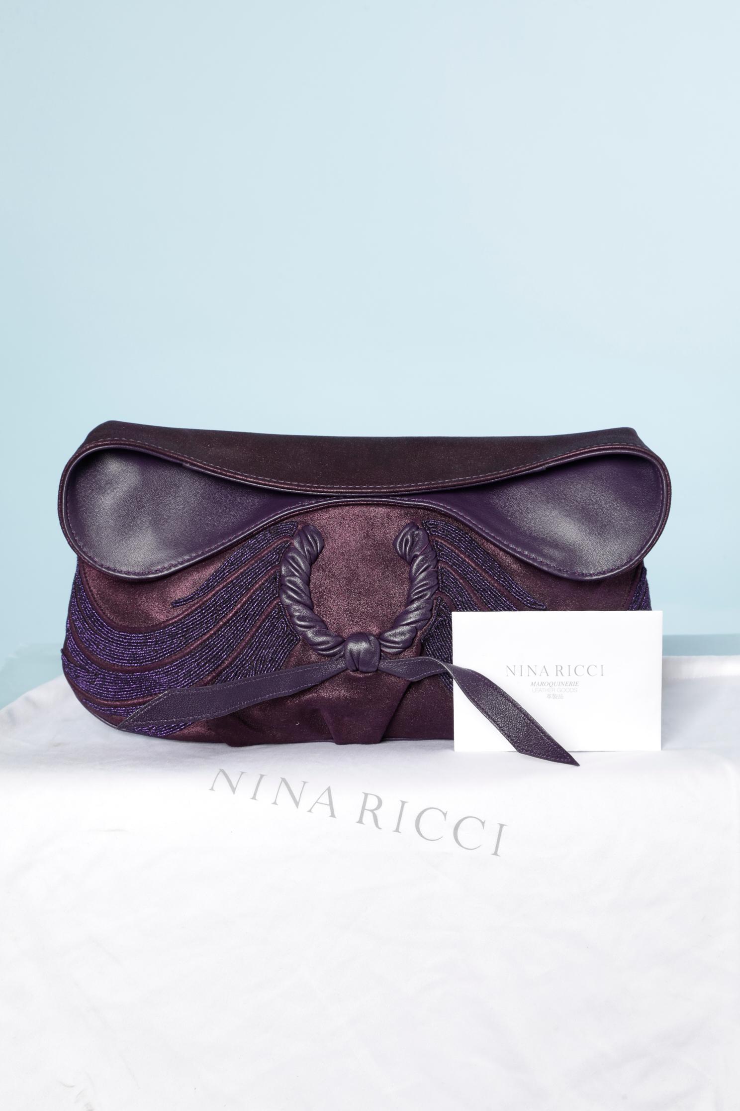 Purple leather 