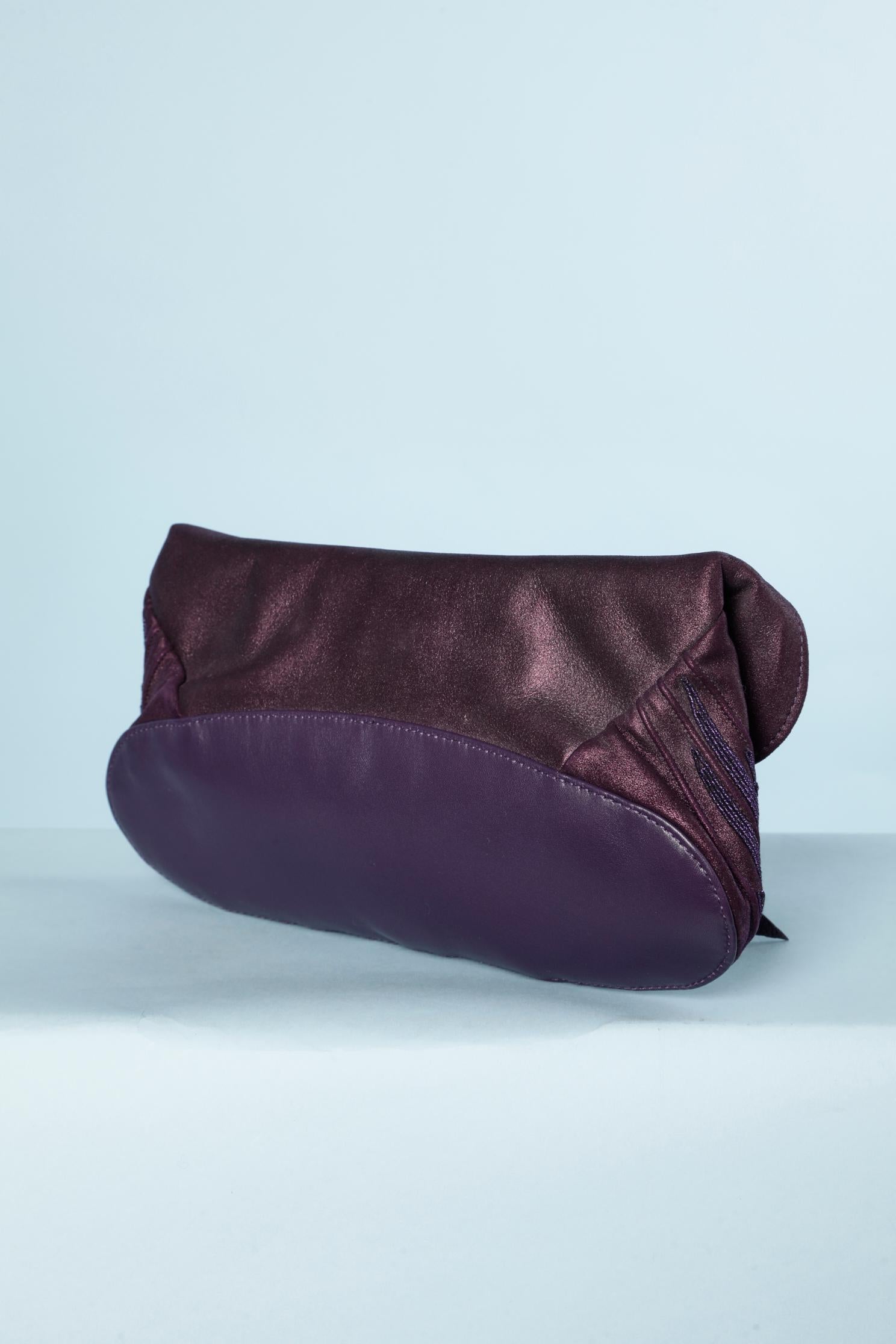 Purple leather 