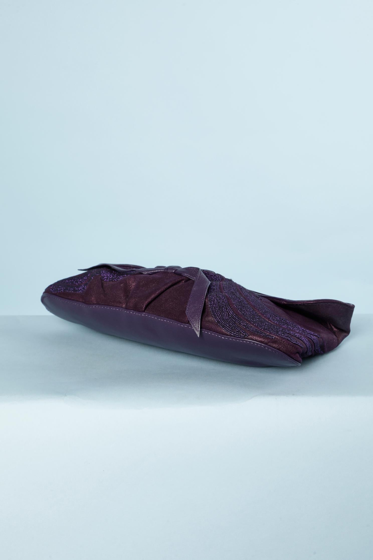 Women's Purple leather 