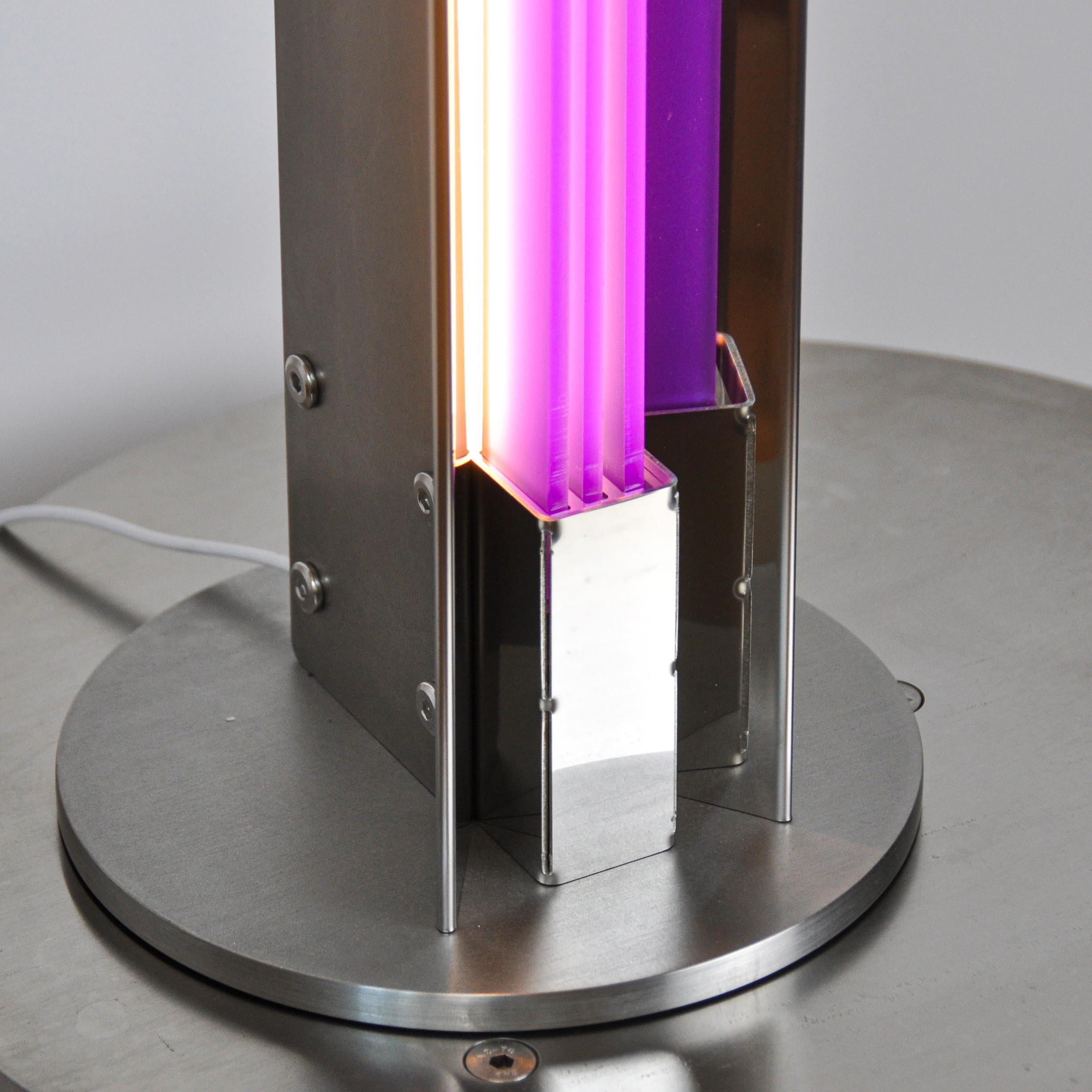 Purple Mat Ne600 Plus Lamp by MLK Furniture For Sale 4