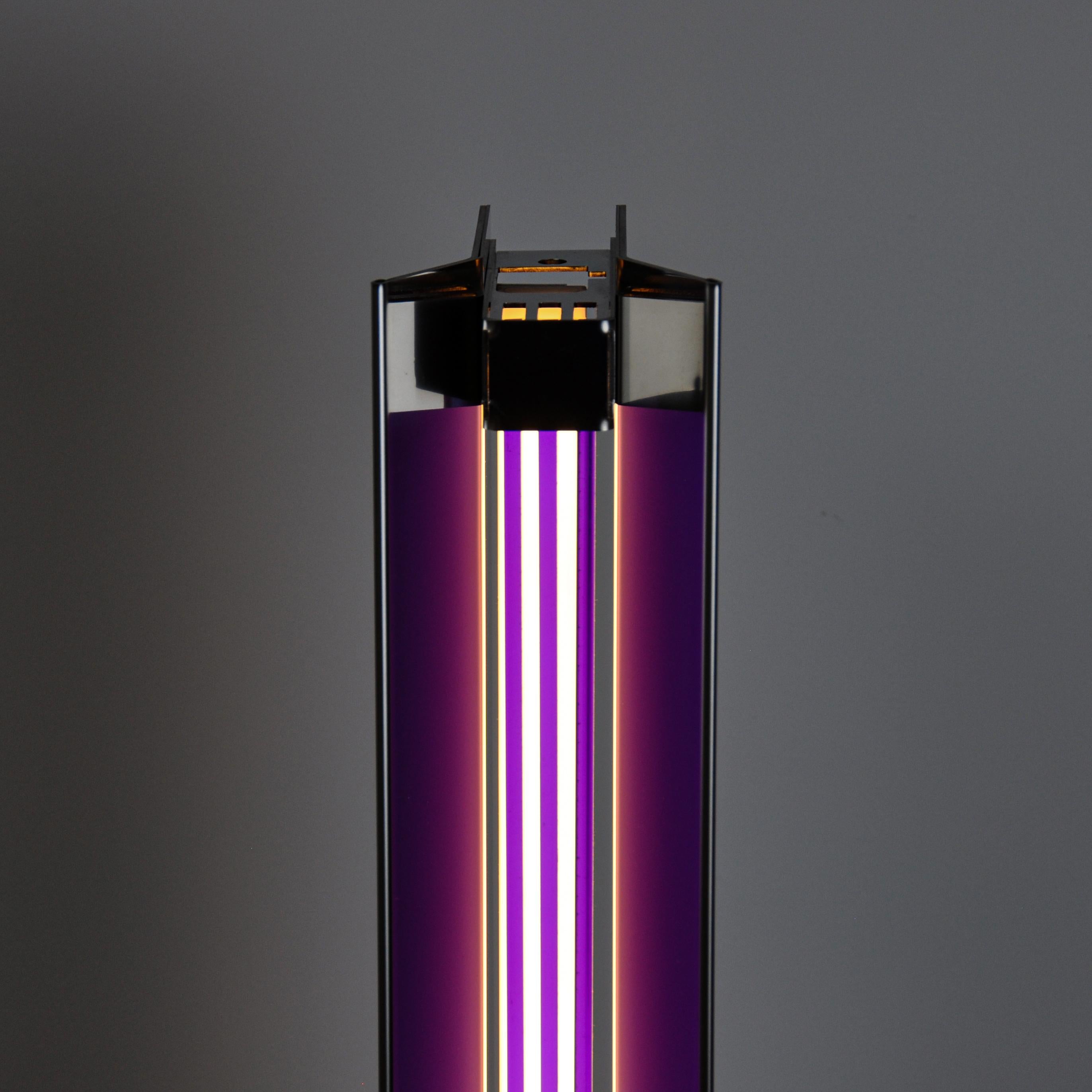 Purple Mat Ne600 Plus Lamp by MLK Furniture For Sale 2